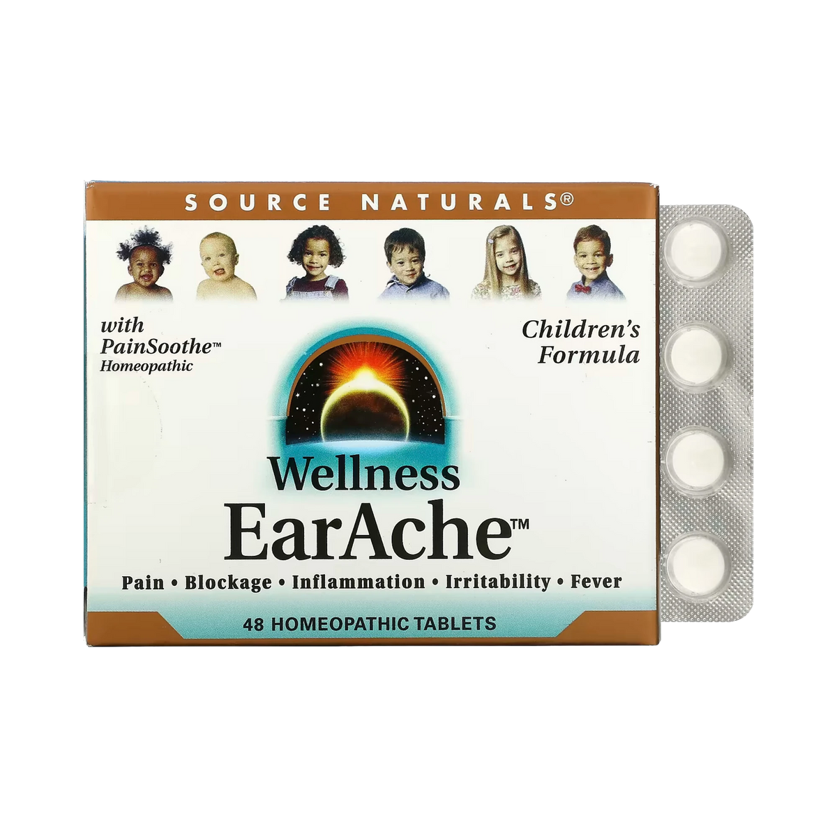 Source Naturals, Wellness Earache, 48 Tablets