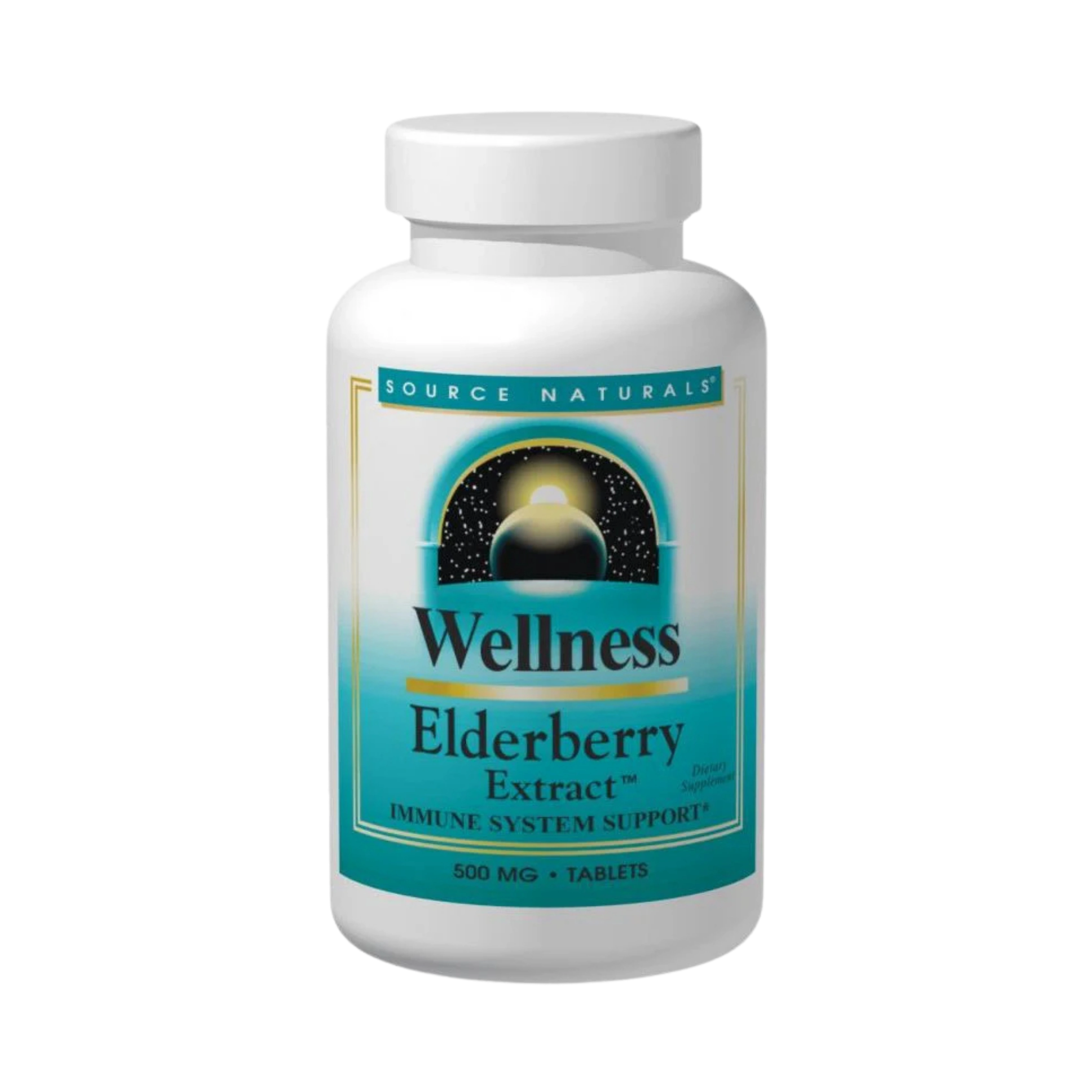 Source Naturals, Wellness Elderberry Extract, 500 Mg, 60 Tablets