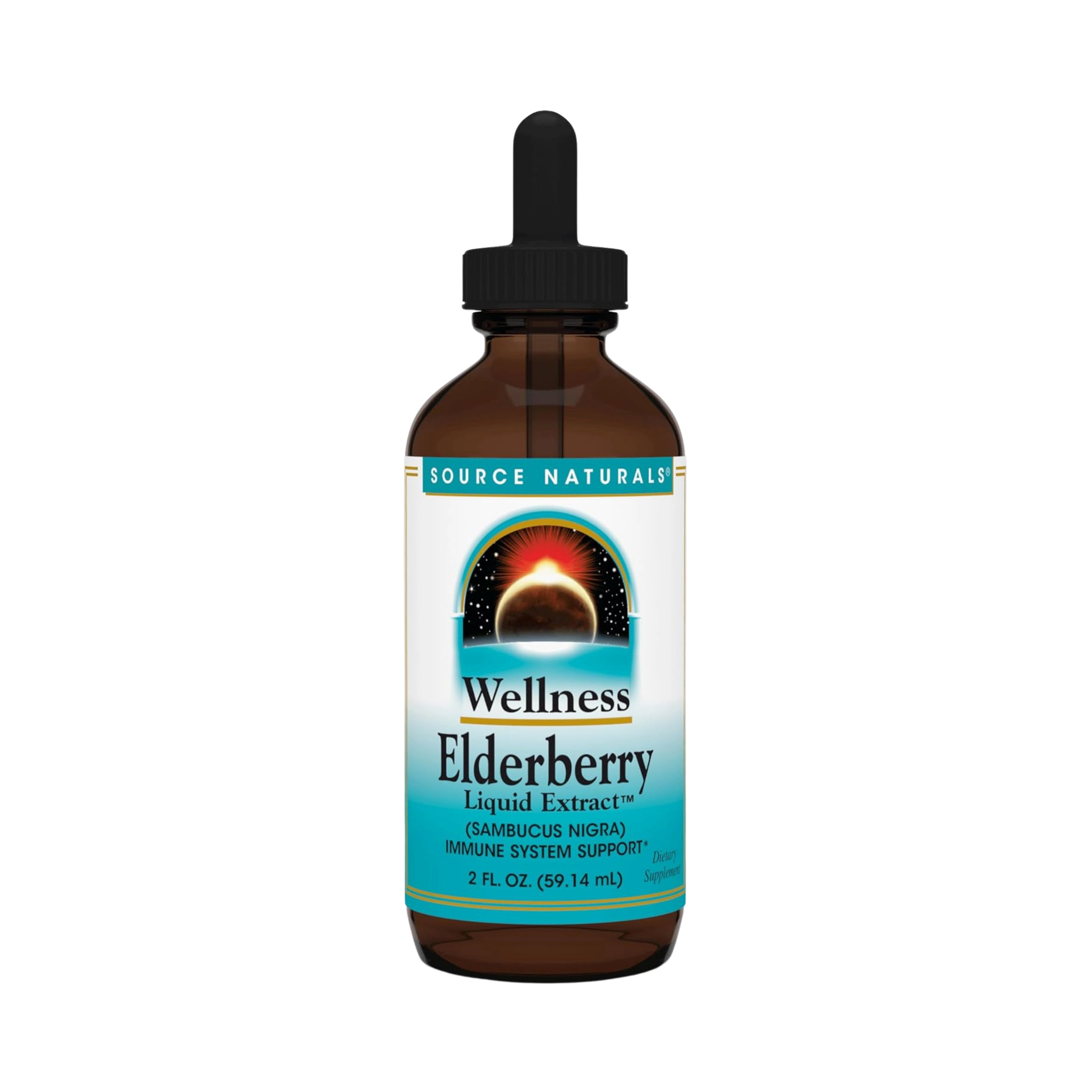 Source Naturals, Wellness Elderberry Liquid Extract, 2 Oz
