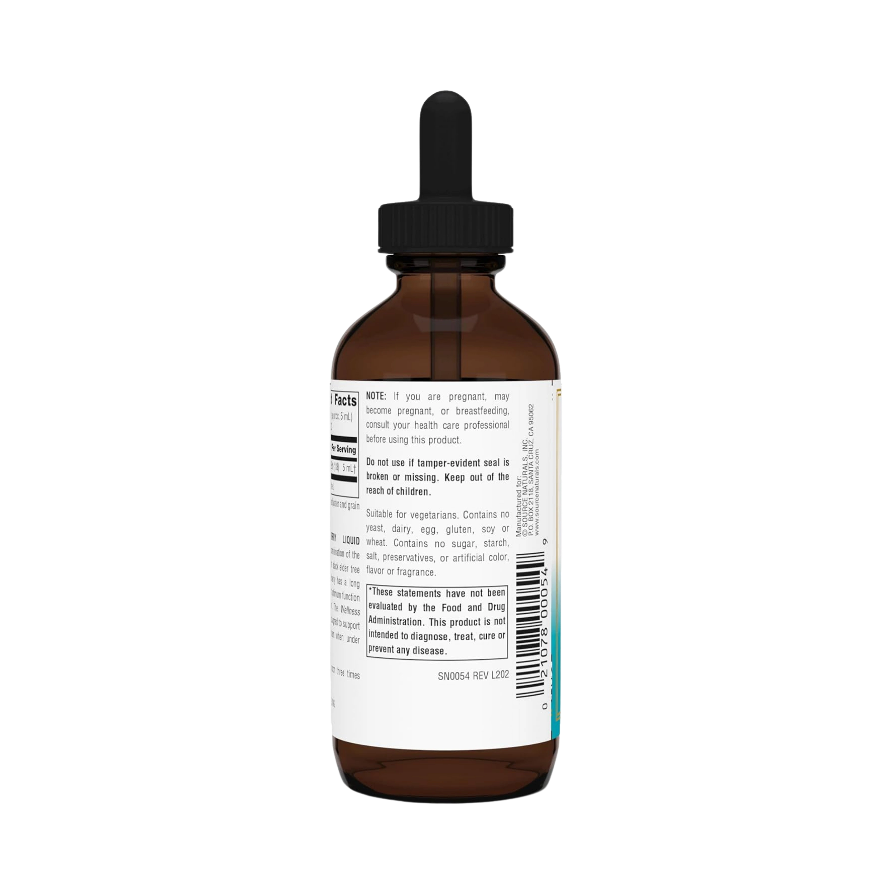 Source Naturals, Wellness Elderberry Liquid Extract, 4 Oz