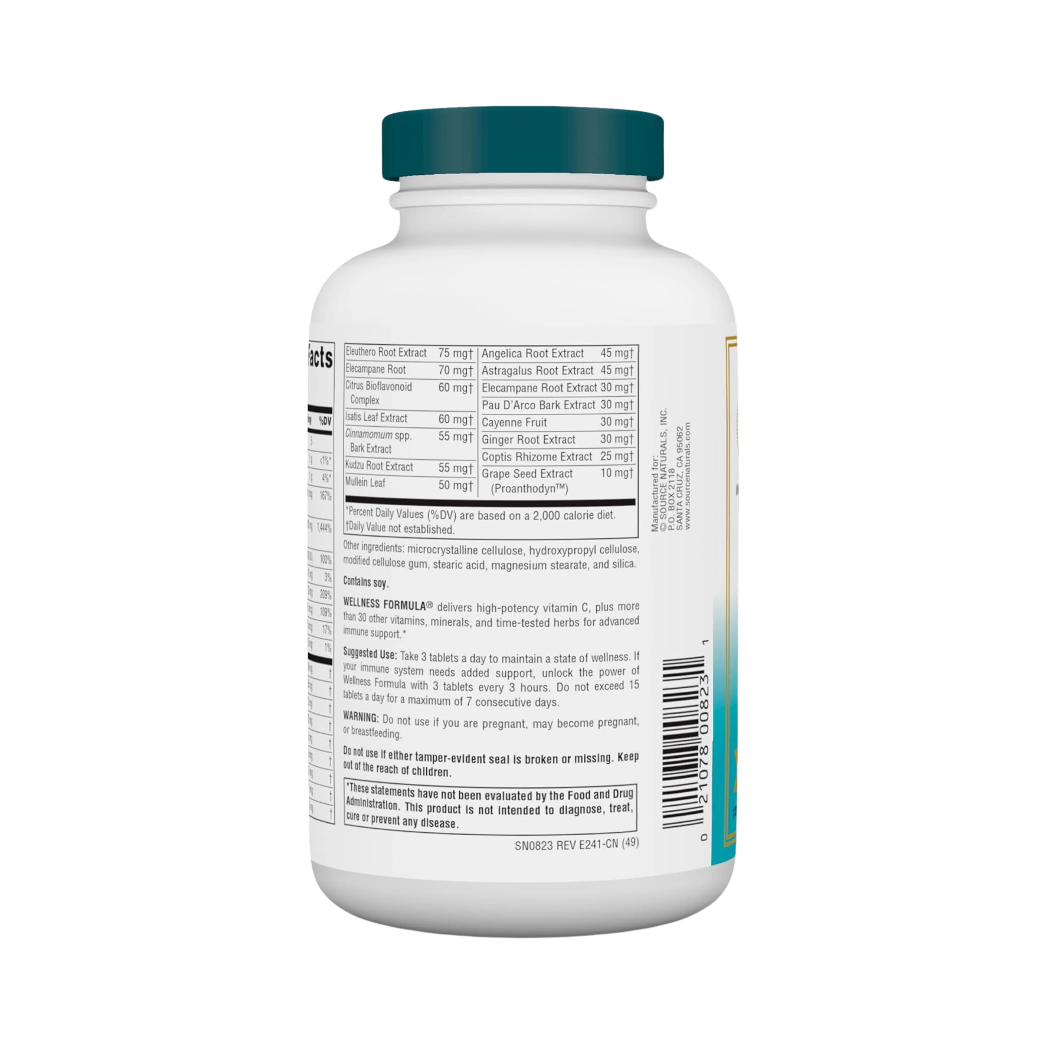 Source Naturals, Wellness Formula , 180 Tablets