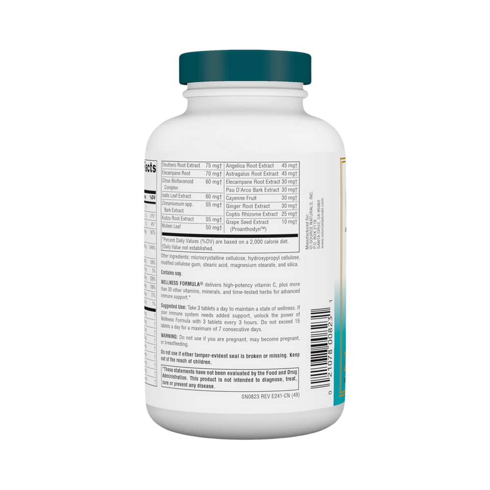Source Naturals, Wellness Formula , 180 Tablets