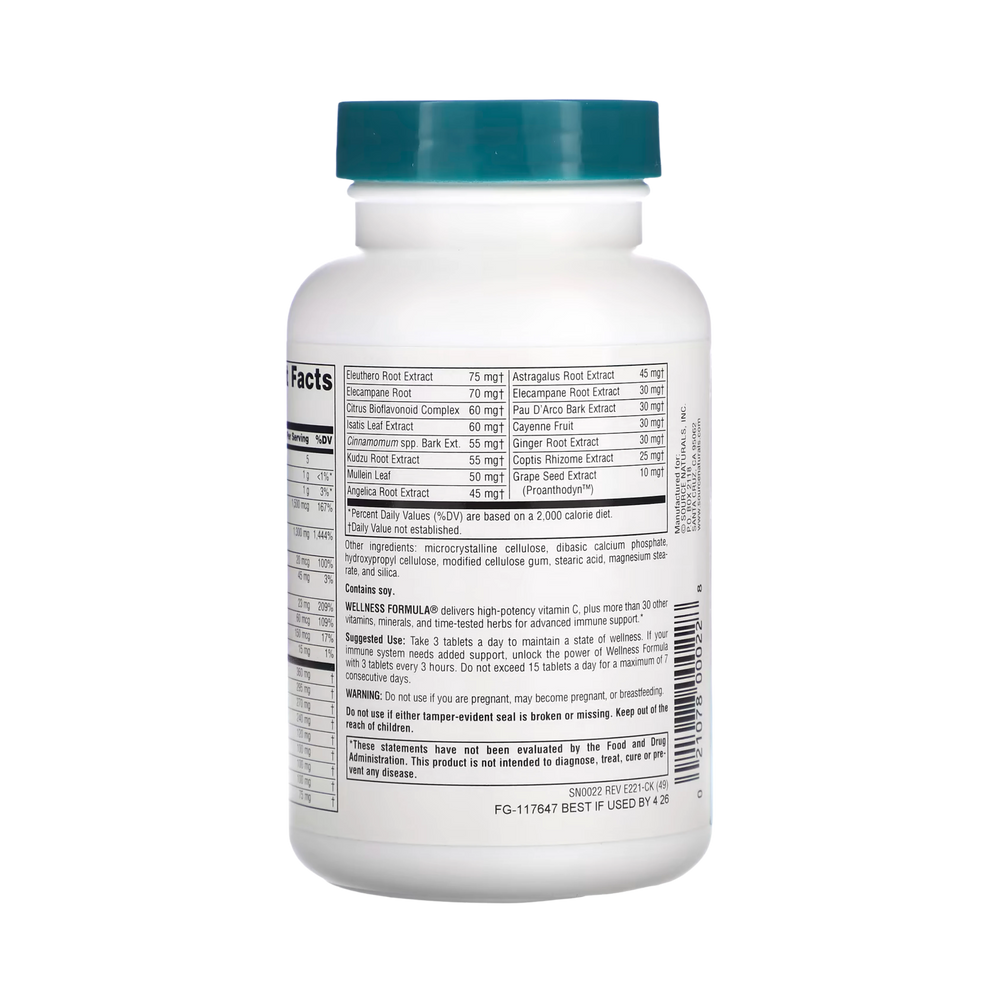 Source Naturals, Wellness Formula, 90 Tablets