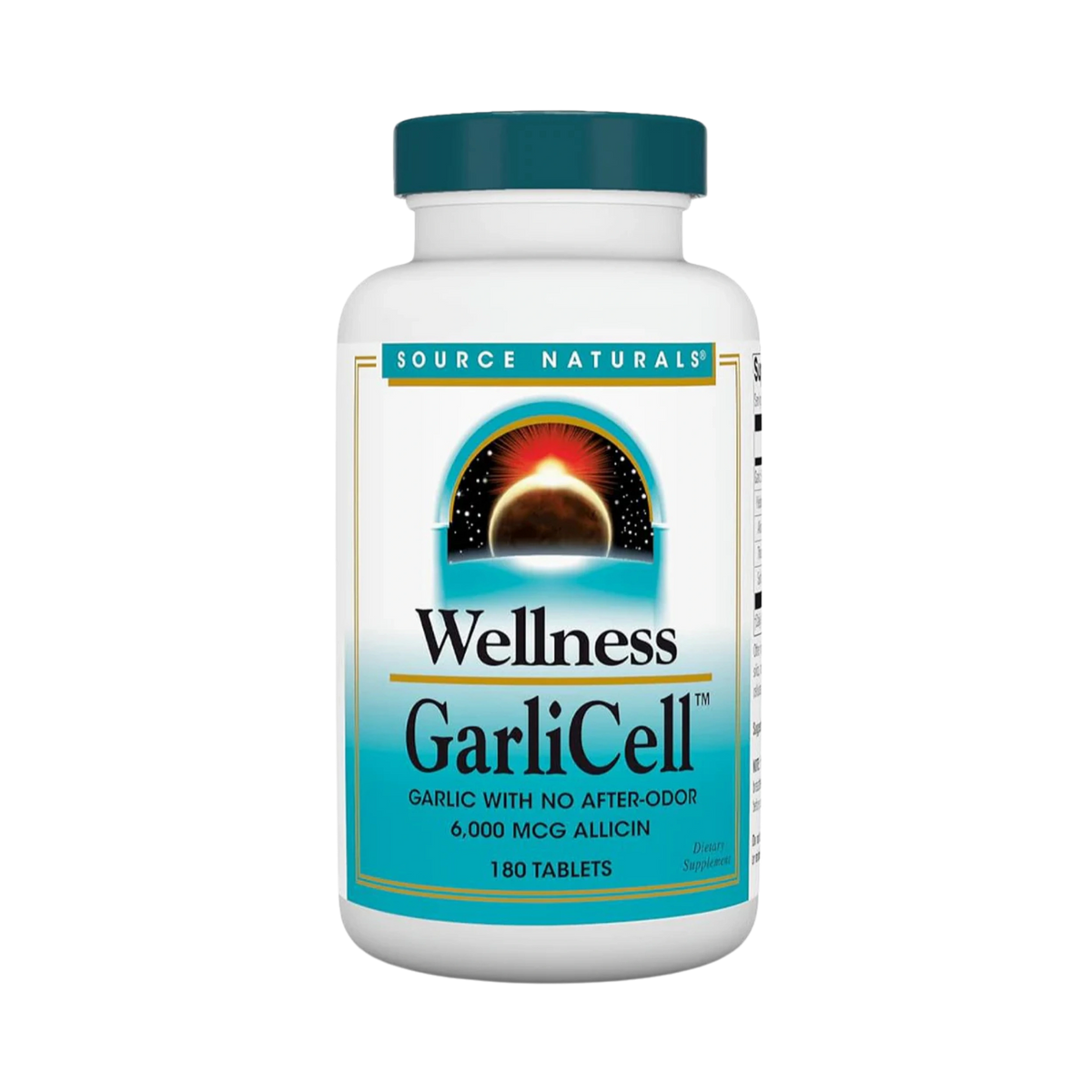 Source Naturals, Wellness GarliCell, 6000 Mcg, 180 Tablets