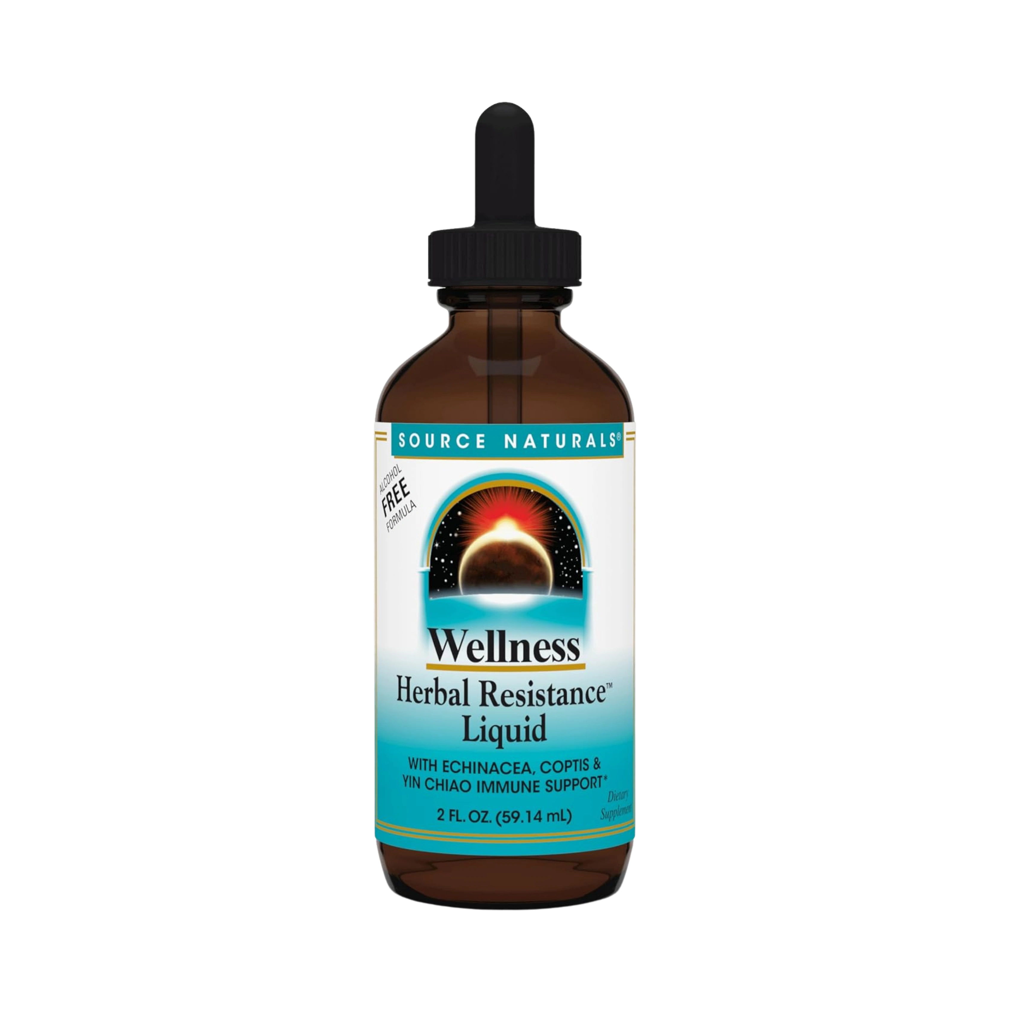 Source Naturals, Wellness Herbal Resistance, 2 Oz Alcohol Free Liquid