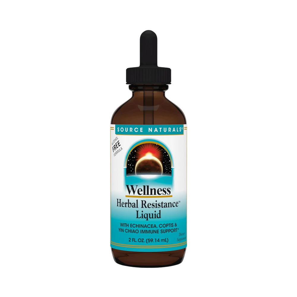 Source Naturals, Wellness Herbal Resistance, 2 Oz Alcohol Free Liquid