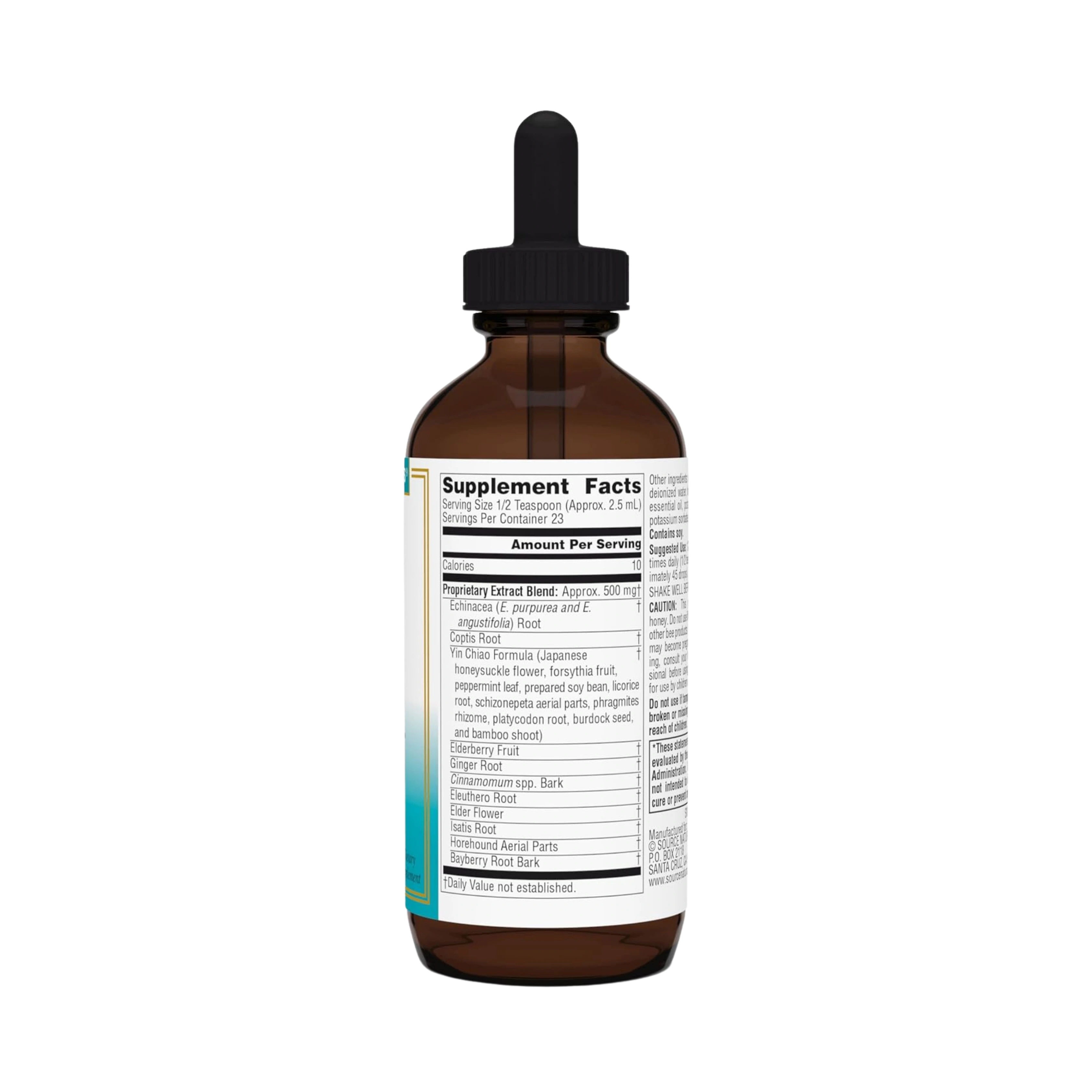 Source Naturals, Wellness Herbal Resistance, 2 Oz Alcohol Free Liquid