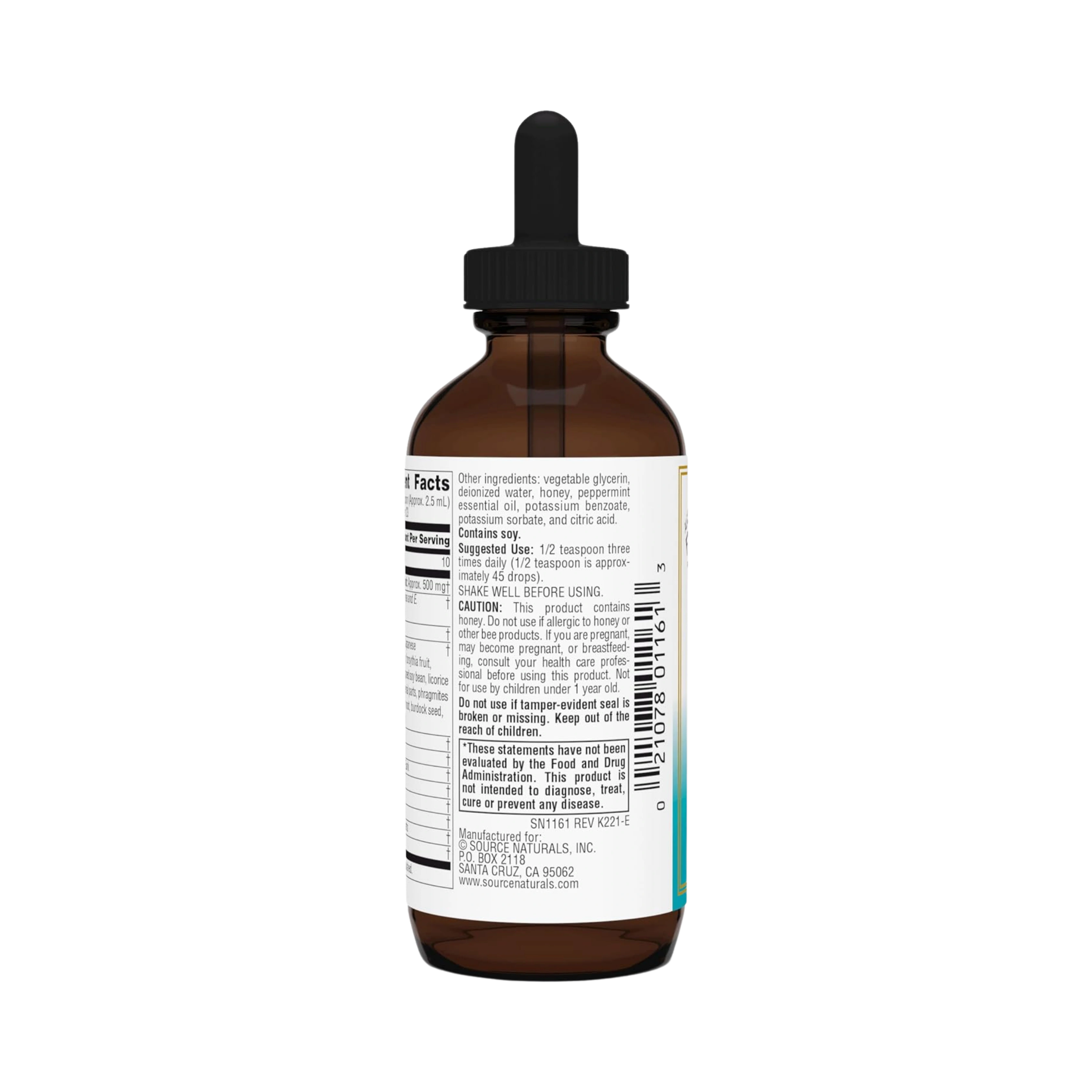 Source Naturals, Wellness Herbal Resistance, 2 Oz Alcohol Free Liquid