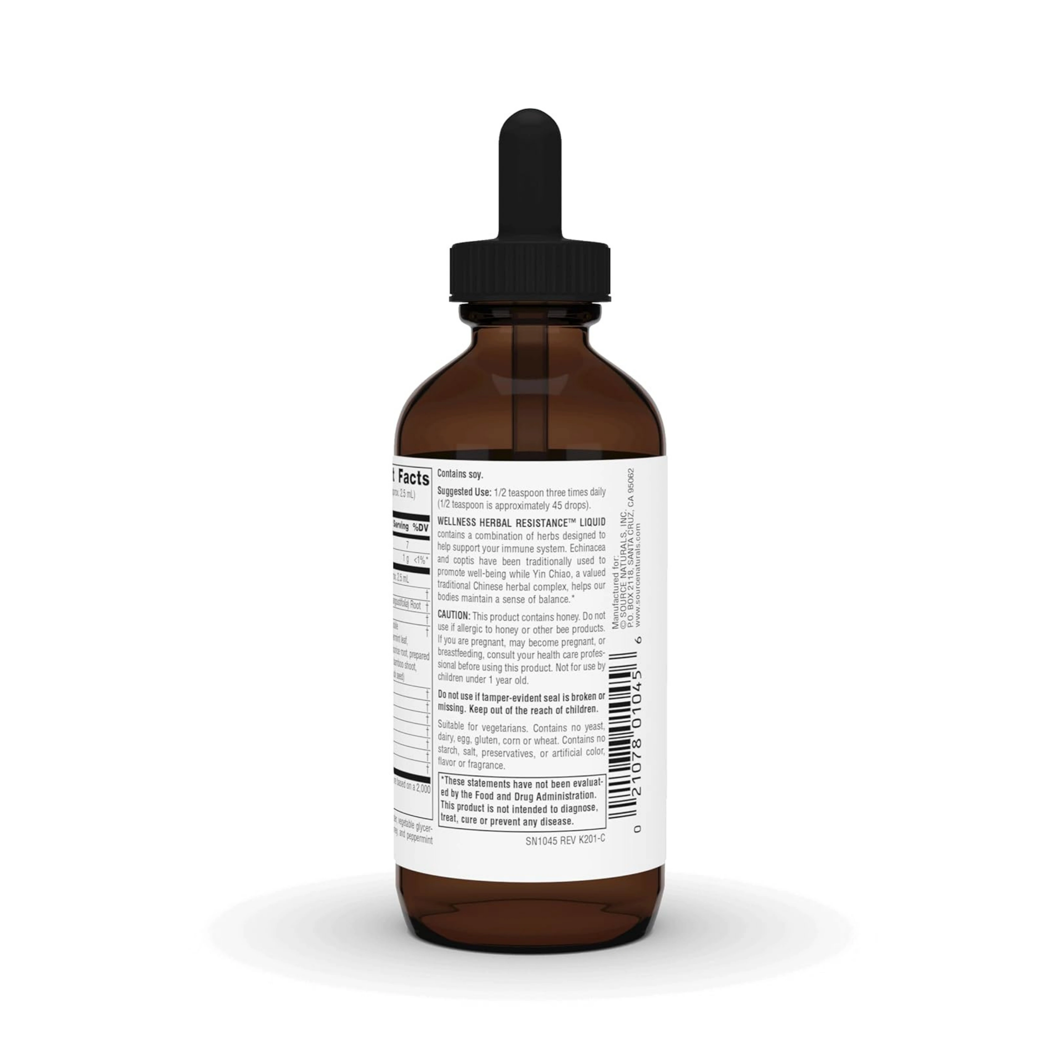 Source Naturals, Wellness Herbal Resistance, 4 Fl Oz Liquid