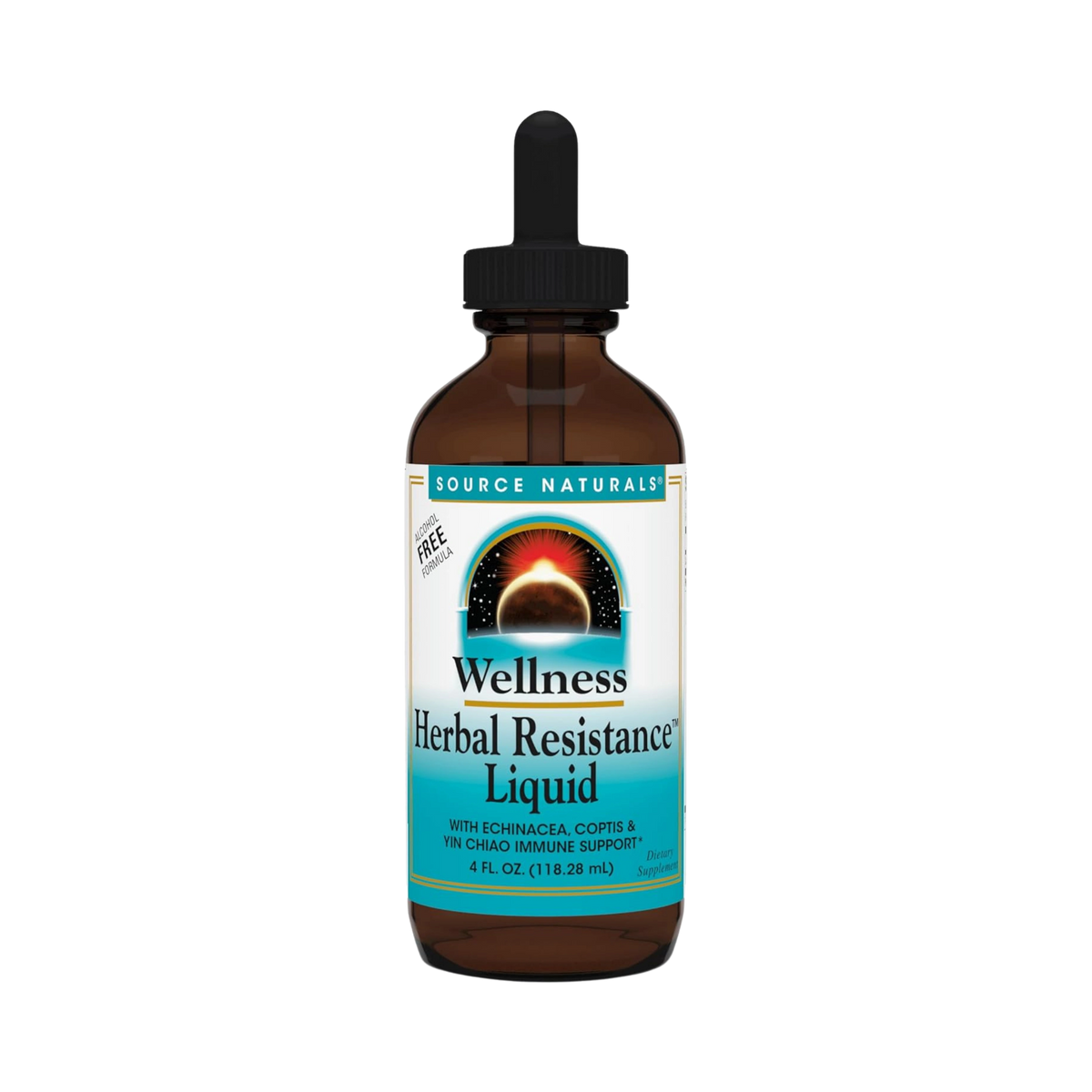 Source Naturals, Wellness Herbal Resistance, 4 Oz Alcohol Free Liquid