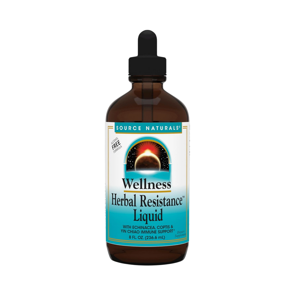 Source Naturals, Wellness Herbal Resistance, 8 Oz Alcohol Free Liquid
