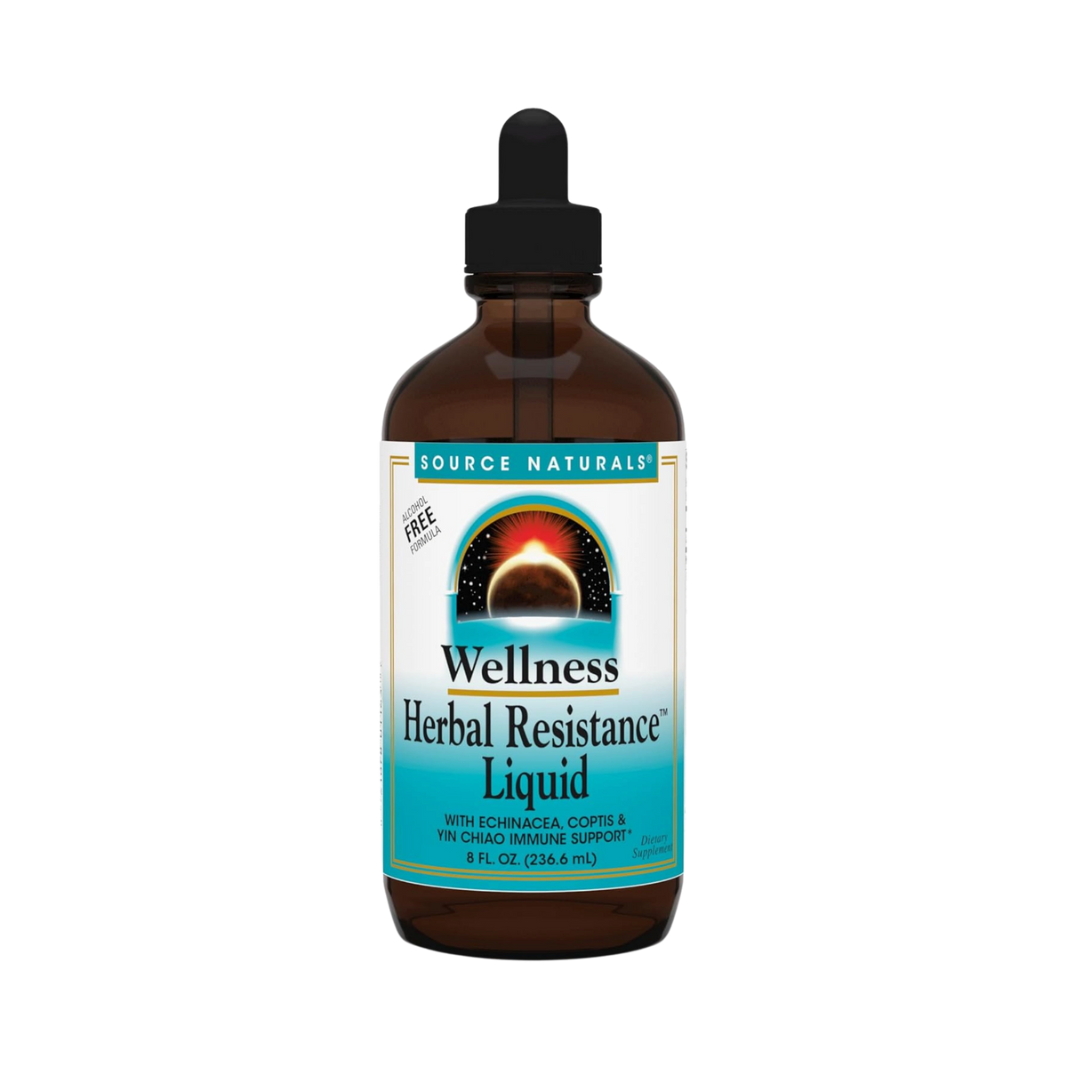 Source Naturals, Wellness Herbal Resistance, 8 Oz Alcohol Free Liquid