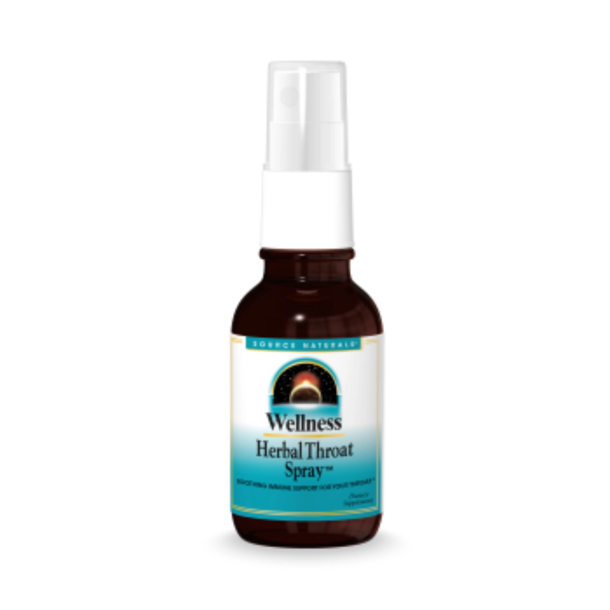Source Naturals, Wellness Herbal Throat Spray, 1 Oz Liquid