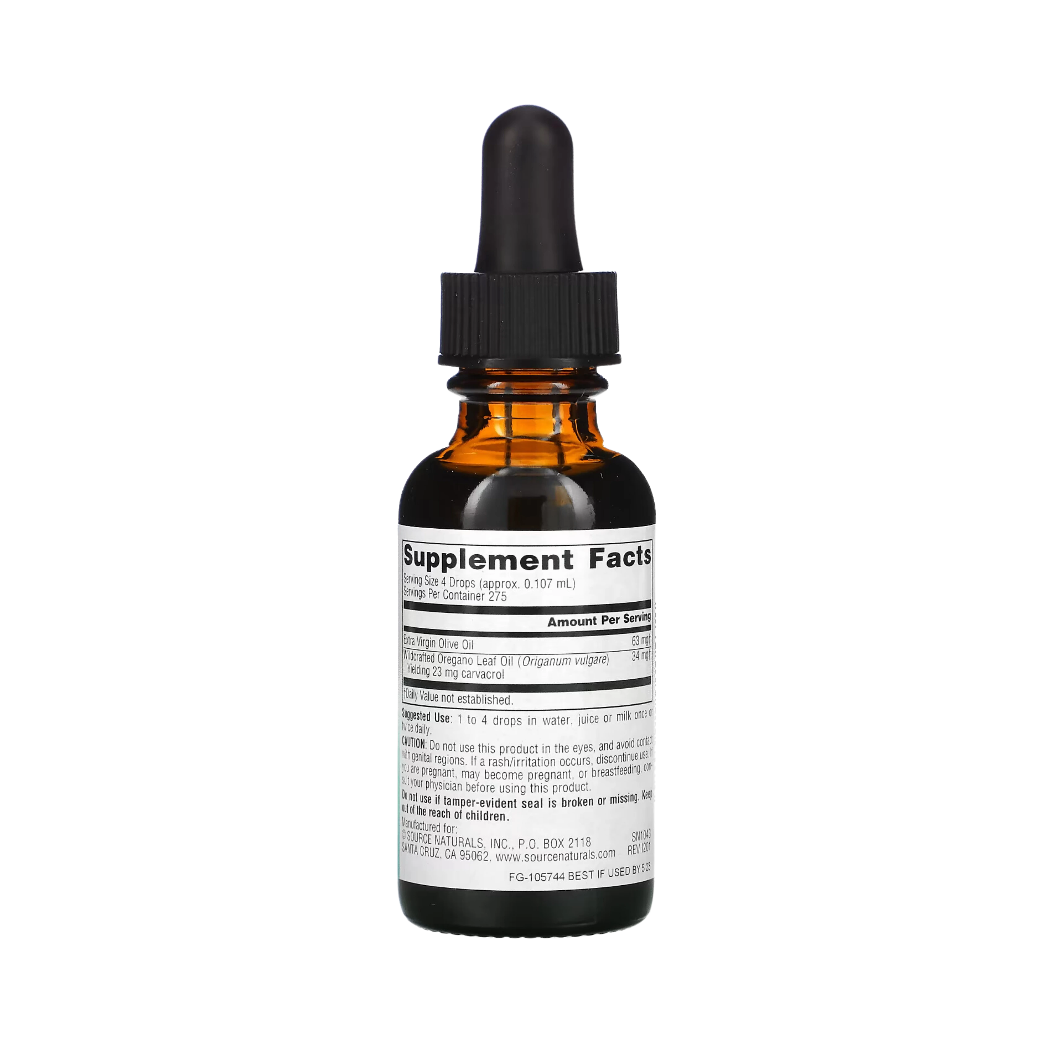 Source Naturals, Wellness Oil of Oregano, 0.4 Oz Liquid