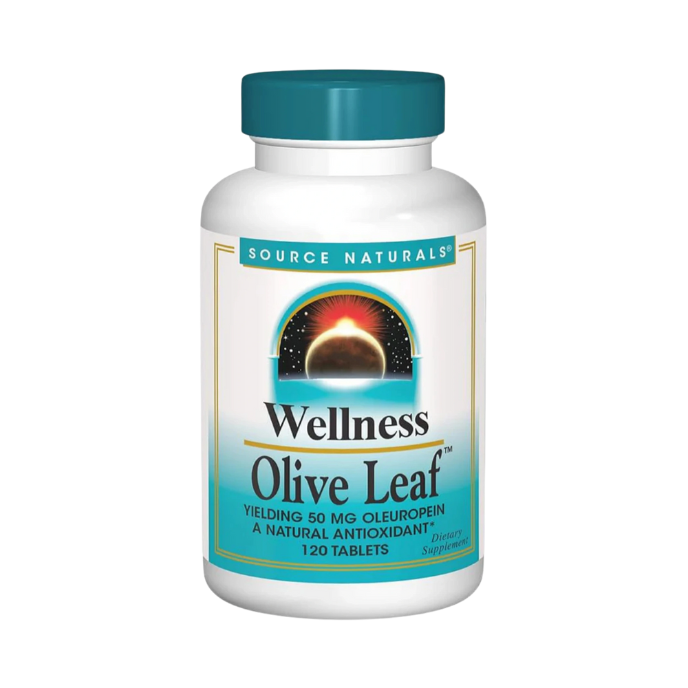 Source Naturals, Wellness Olive Leaf, 120 Tablets