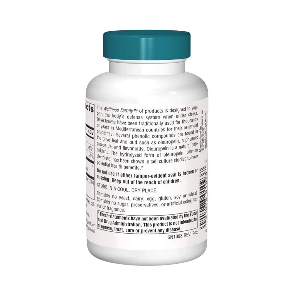 Source Naturals, Wellness Olive Leaf, 120 Tablets