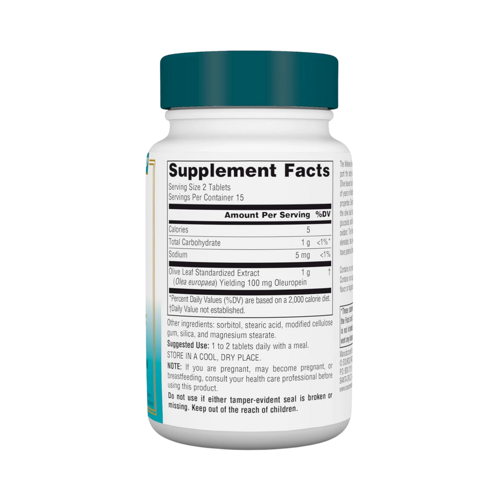 Source Naturals, Wellness Olive Leaf, 30 Tablets