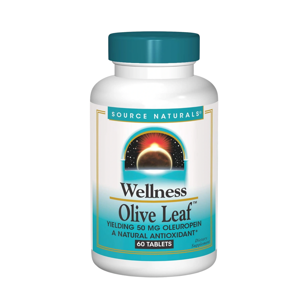 Source Naturals, Wellness Olive Leaf, 60 Tablets