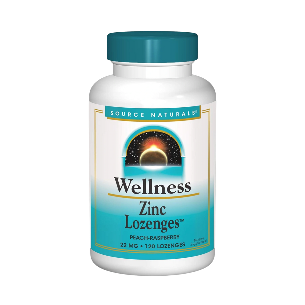 Source Naturals, Wellness Zinc Lozenges, 23 Mg, 120 Lozenge