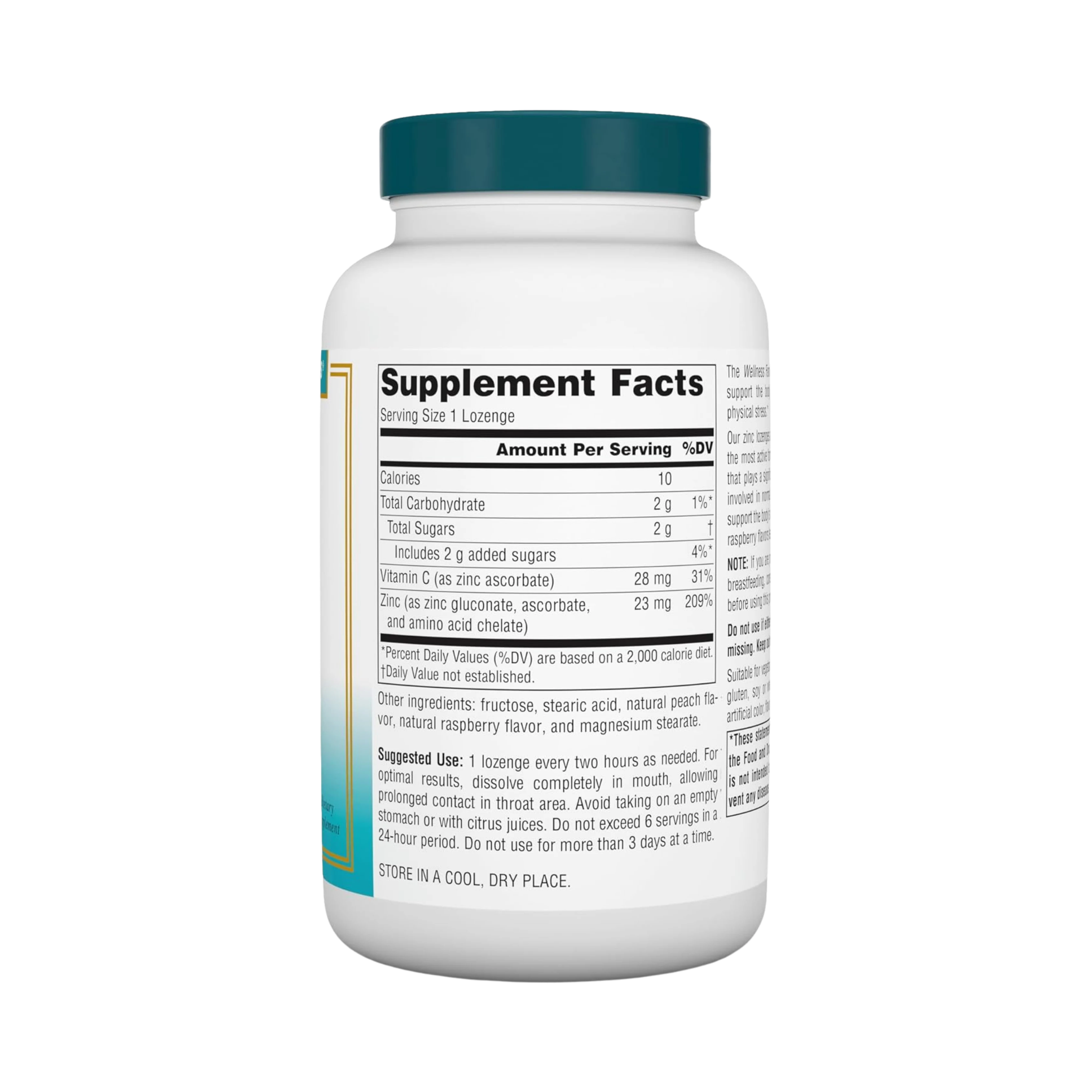 Source Naturals, Wellness Zinc Lozenges, 23 Mg, 60 Lozenge