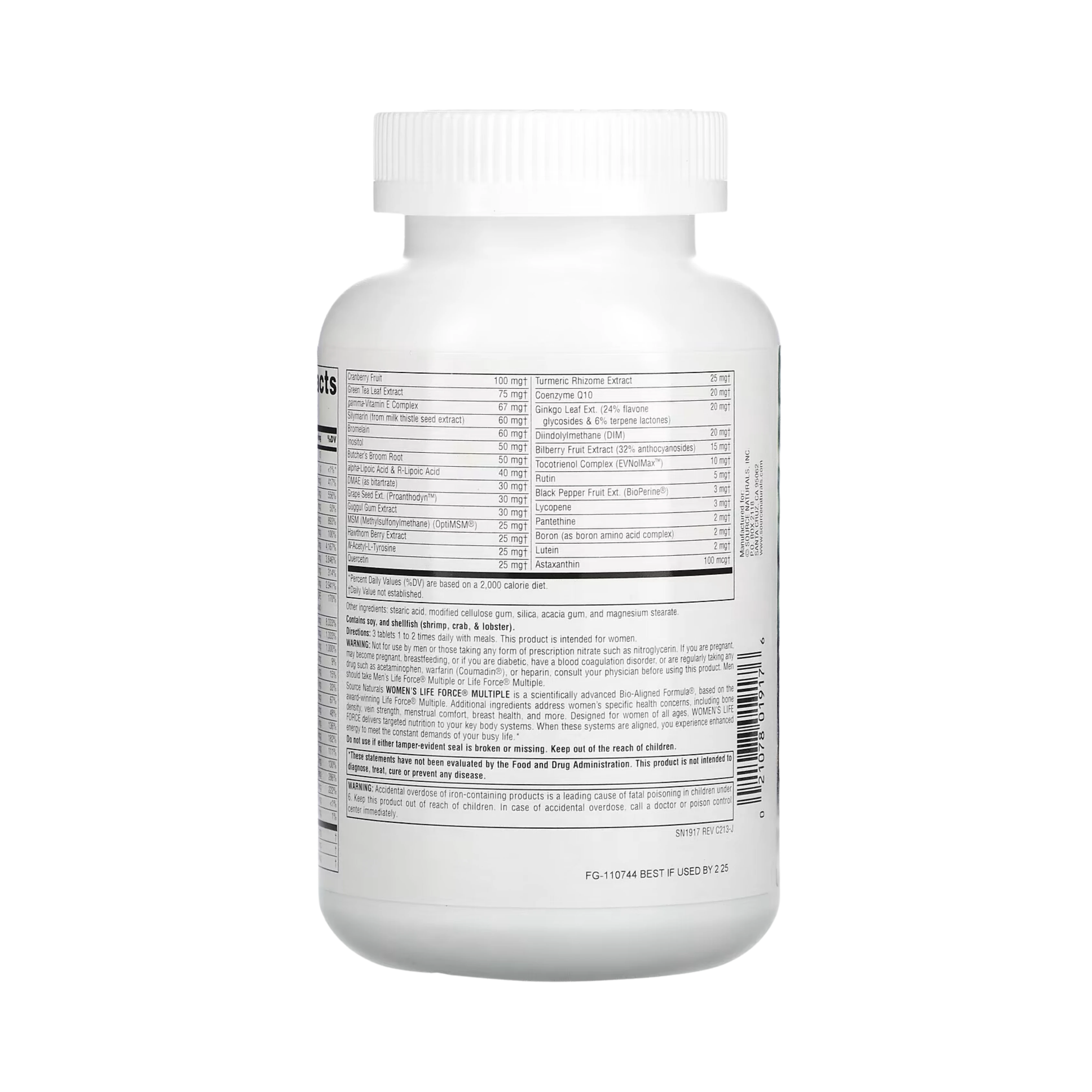 Source Naturals, Women's Life Force Multiple, 45 Tabs