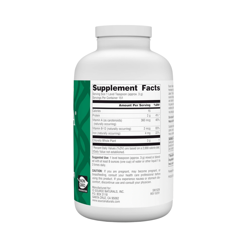 Source Naturals, Yaeyama Chlorella, 16 Oz Powder