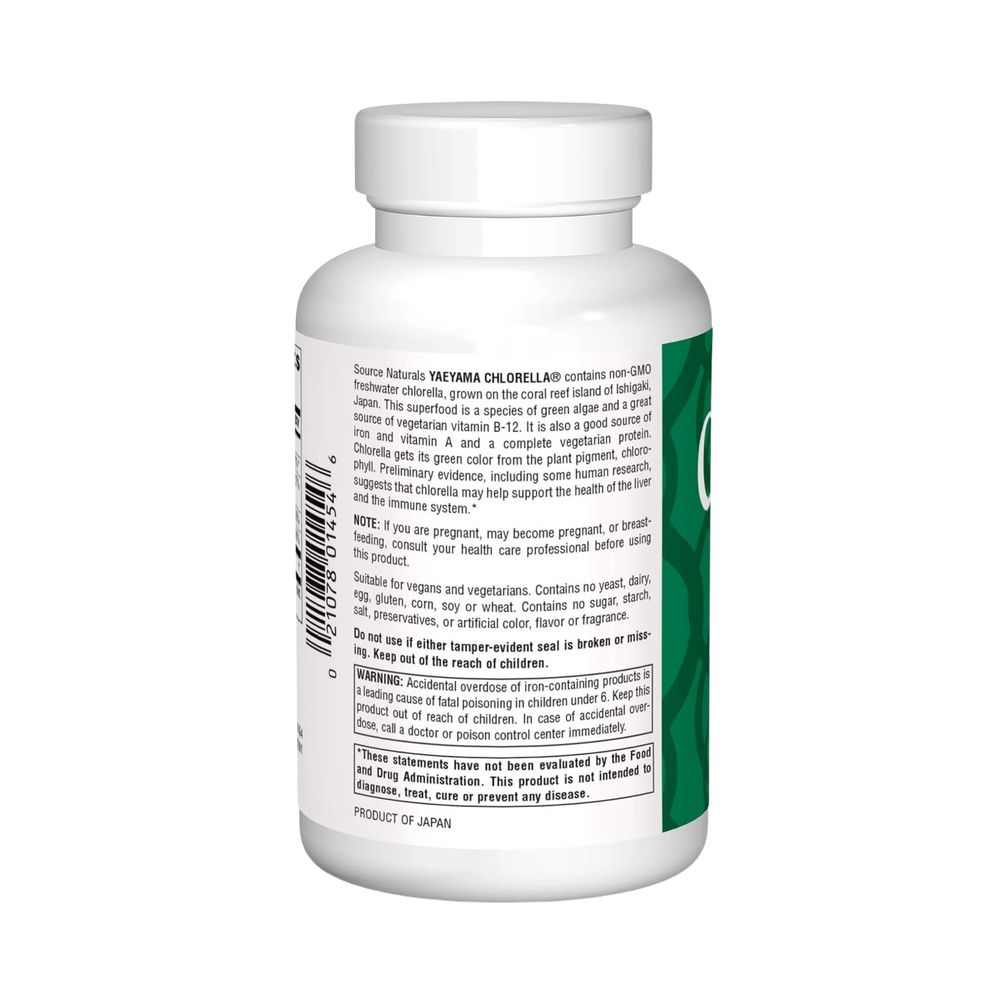 Source Naturals, Yaeyama Chlorella, 200 Mg, 600 Tablets
