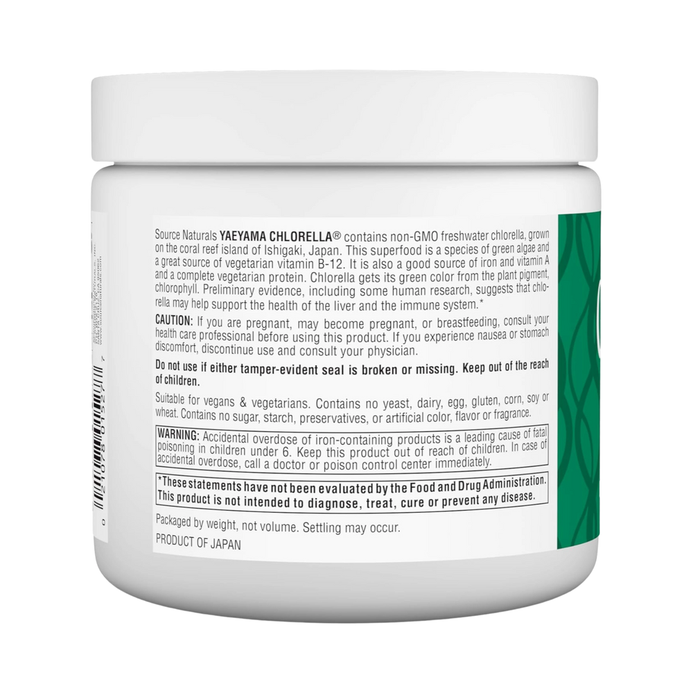 Source Naturals, Yaeyama Chlorella, 4 Oz Powder