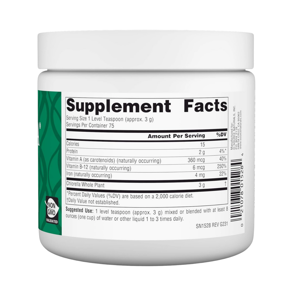 Source Naturals, Yaeyama Chlorella, 8 Oz Powder