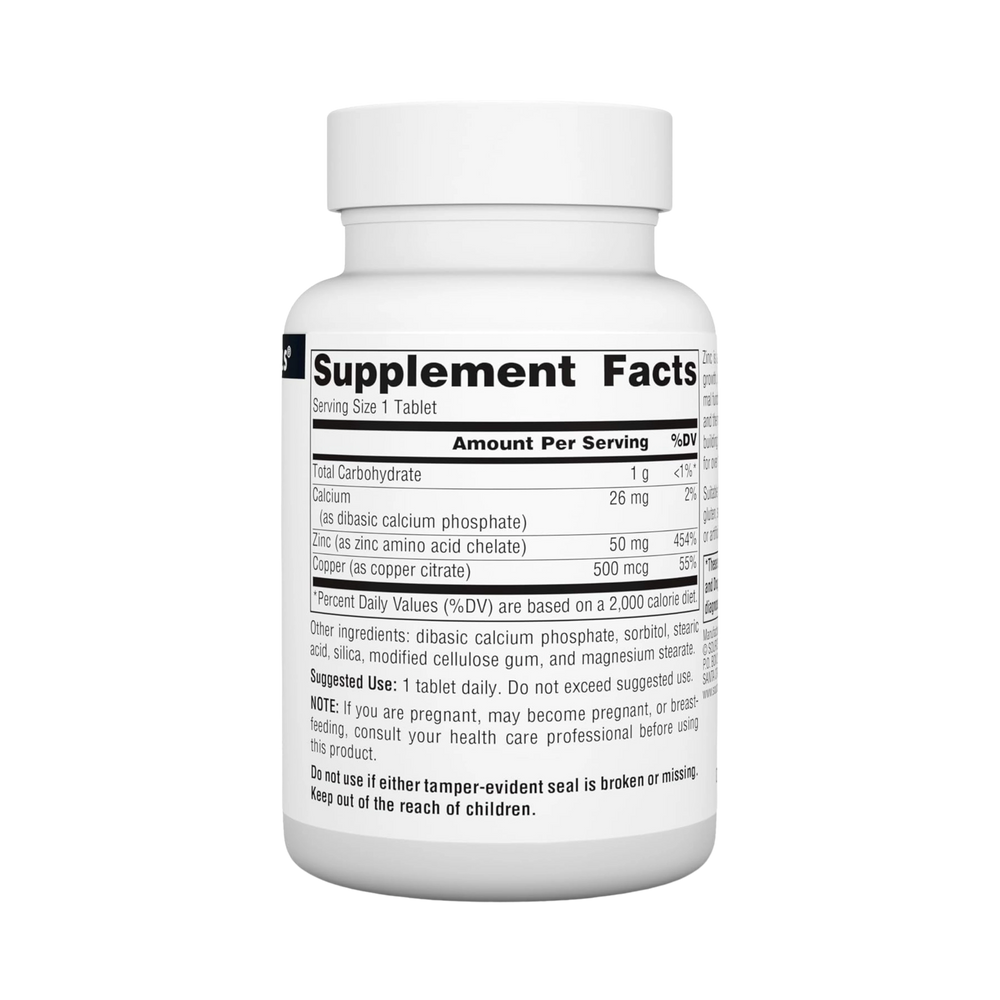 Source Naturals, Zinc, 100 Tablets