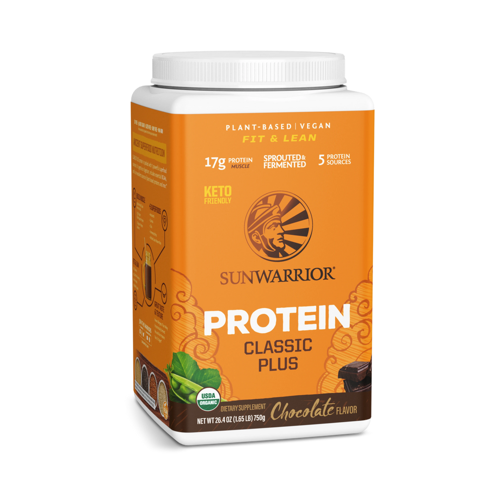 Sunwarrior, Classic Plus Protein, Chocolate, 750 g