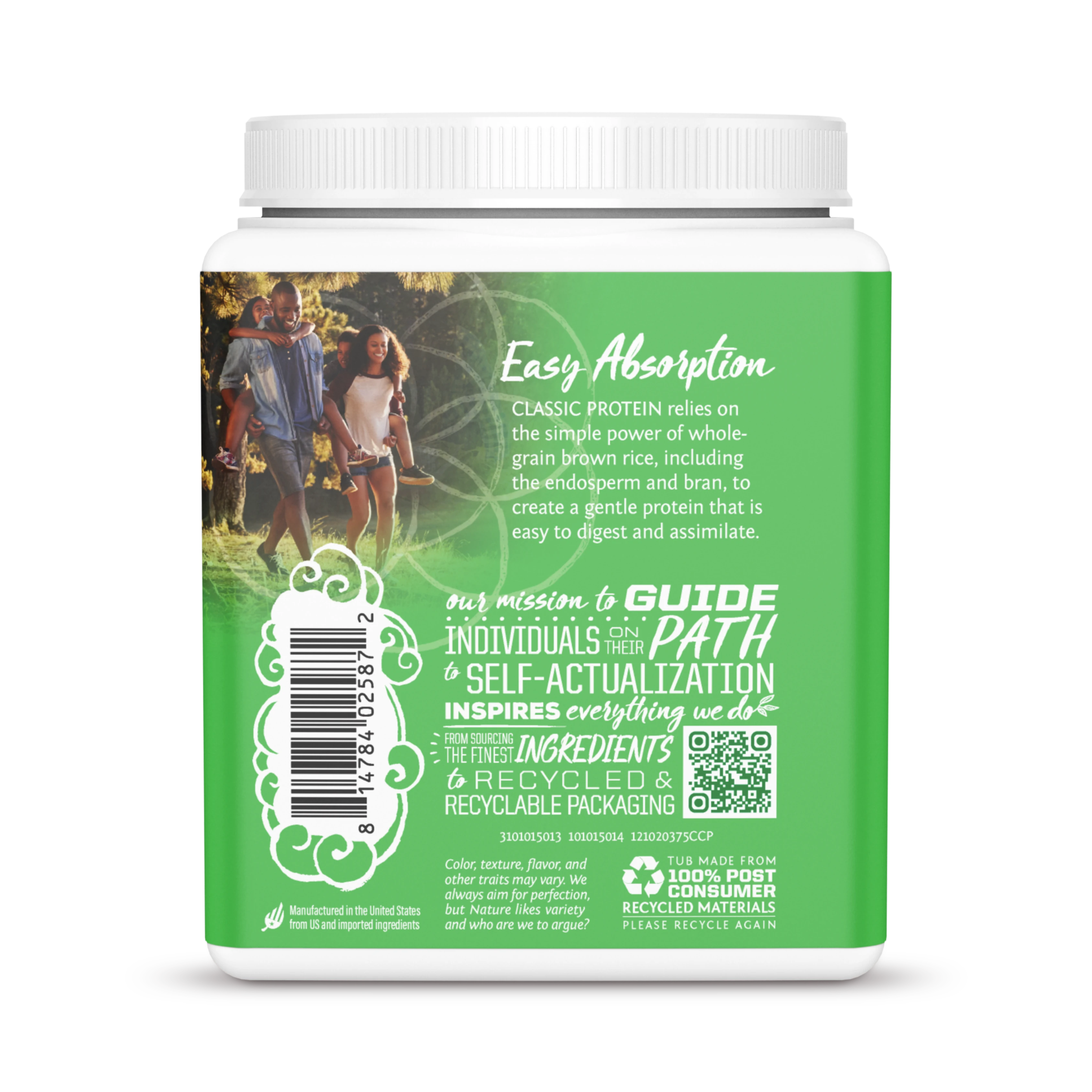 Sunwarrior, Classic Protein, Chocolate, 375 g