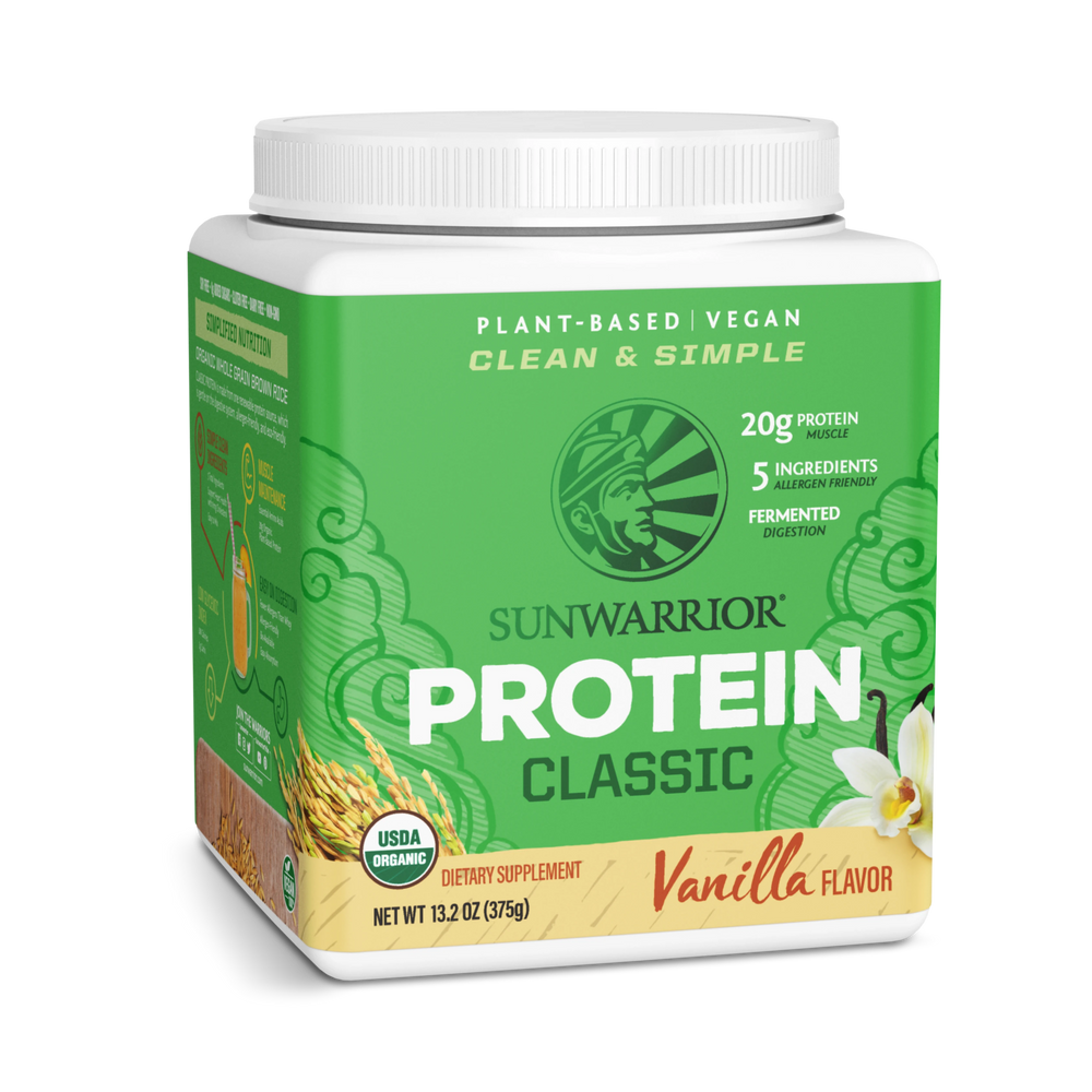 Sunwarrior, Classic Protein, Vanilla, 375 g