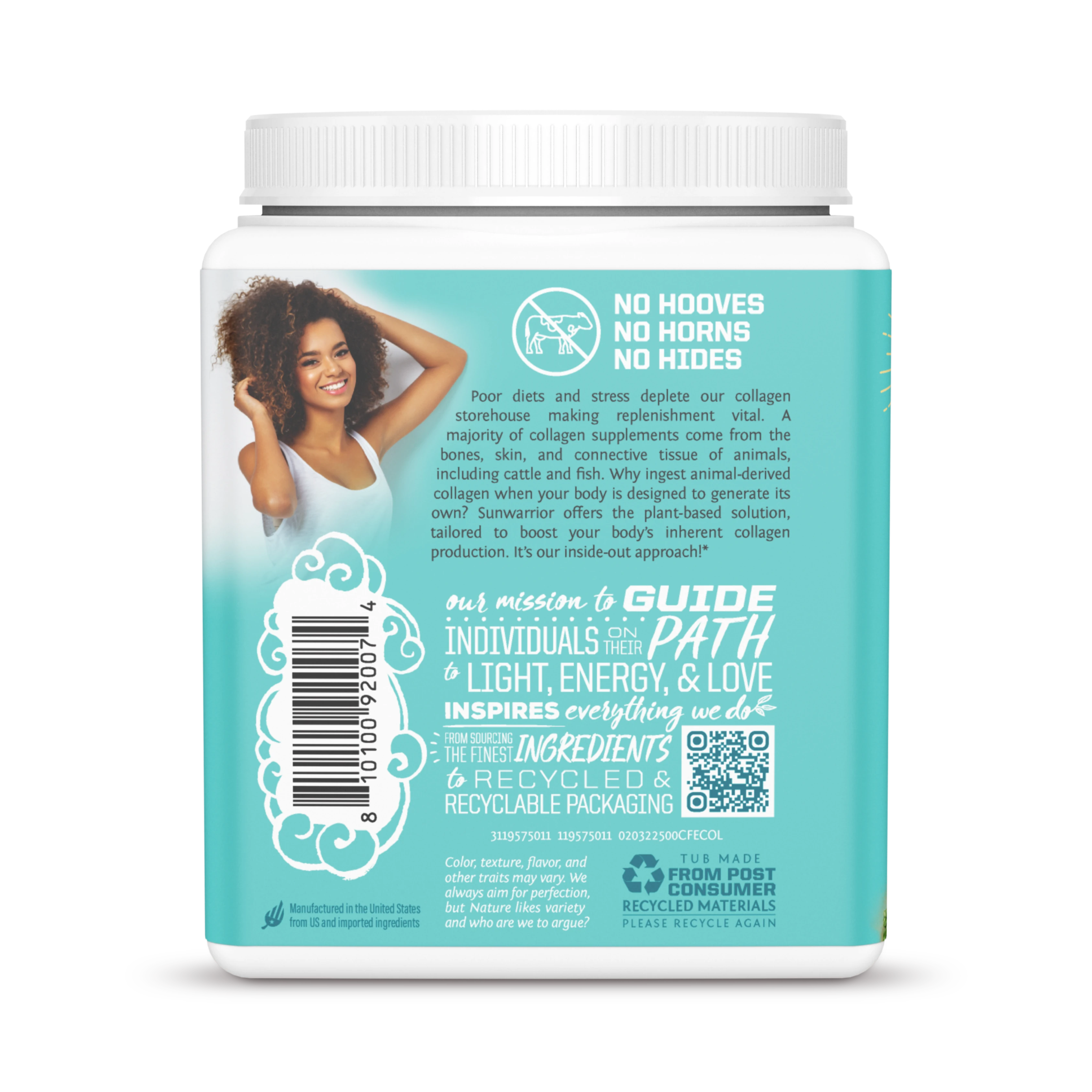 Sunwarrior, Collagen Building Protein Peptides, Coffee, 500 g