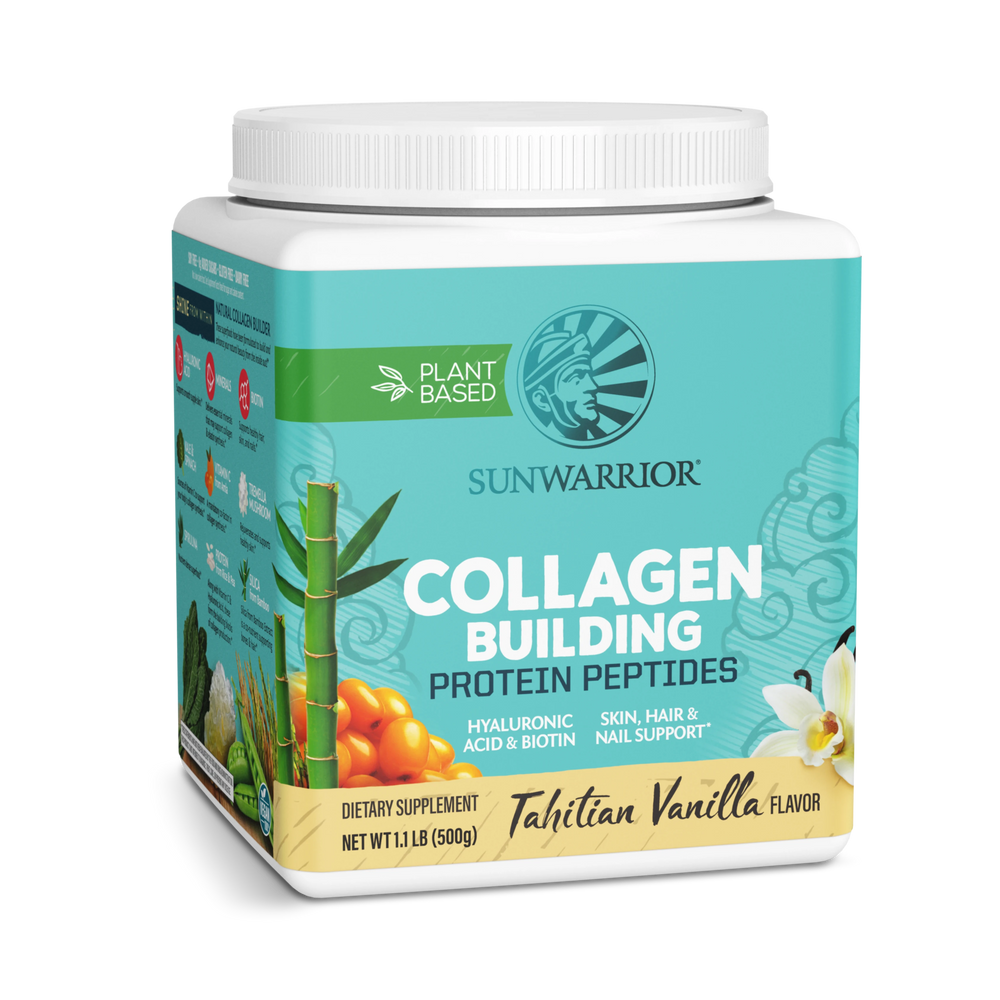 Sunwarrior, Collagen Building Protein Peptides, Tahitian Vanilla, 500 g