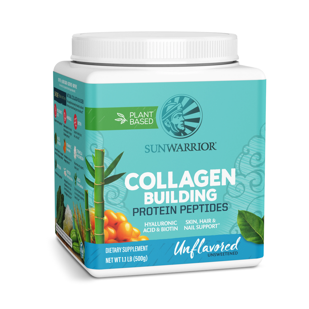 Sunwarrior, Collagen Building Protein Peptides, Unflavored, 500 g