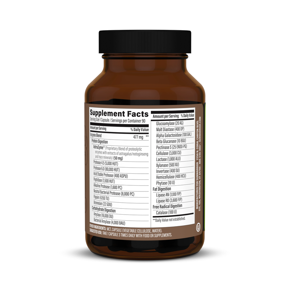 Sunwarrior, Digestive Enzymes, Enzorb , 90 Vegan Capsules