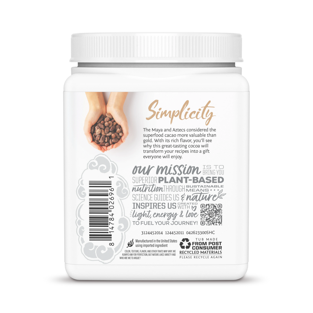 Sunwarrior, Harvest Cocoa Powder, Chocolate, 300 gm