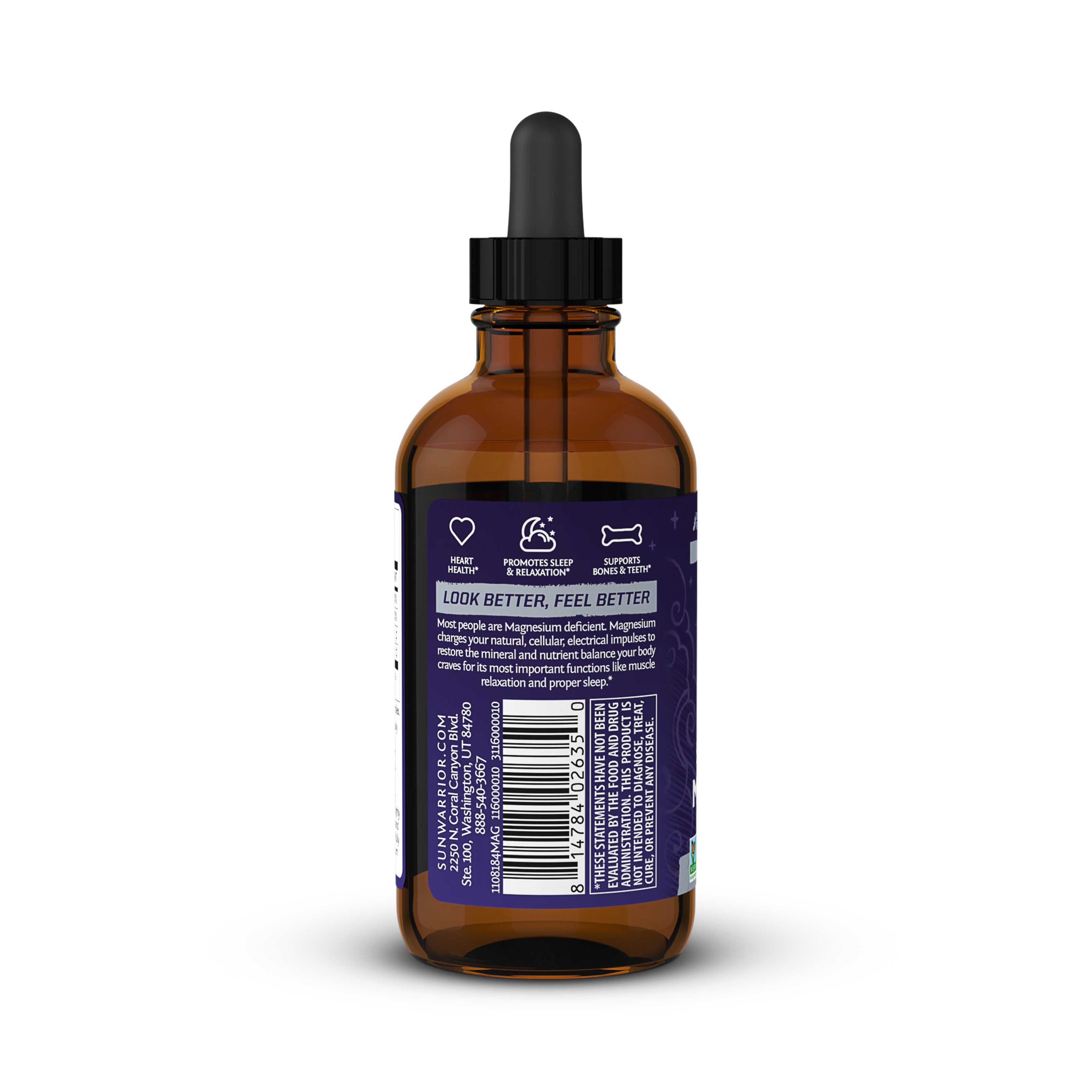 Sunwarrior, Magnesium, 4 Fl Oz