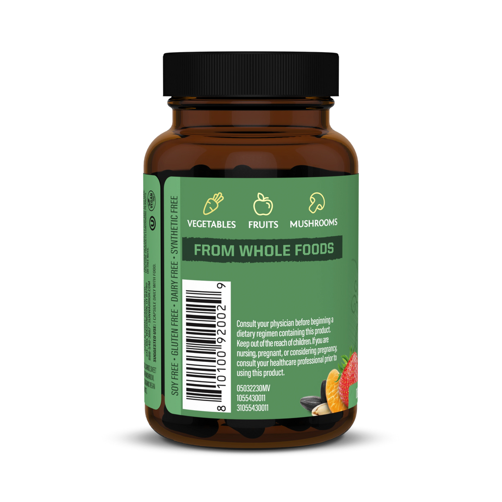 Sunwarrior, Plant-Based Multi-V, 30 Vegan Capsules