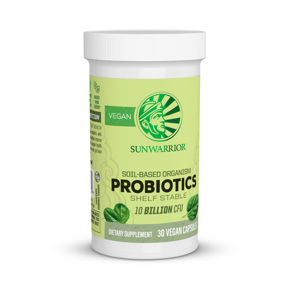 Sunwarrior, Probiotics, 10 Billion CFU, 30 Vegan Capsules