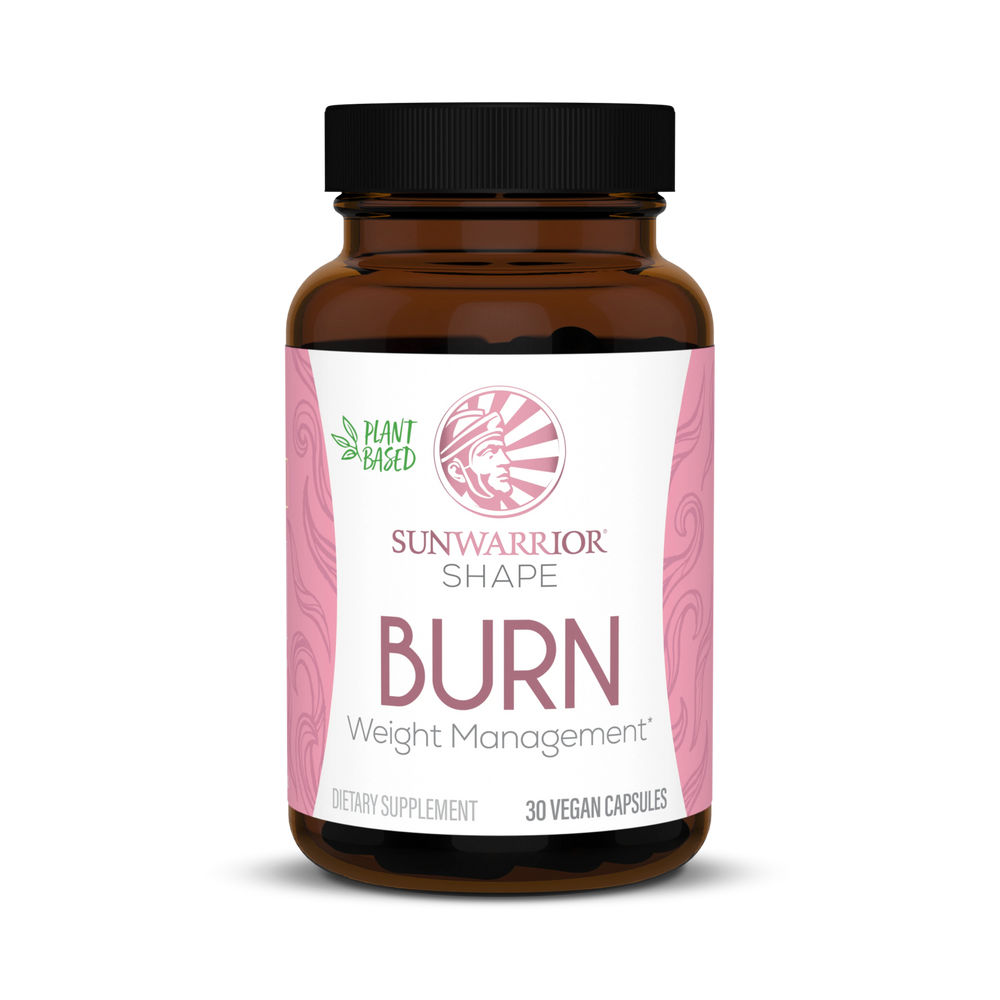 Sunwarrior, Shape, Burn, Weight Management, 30 Vegan Capsules