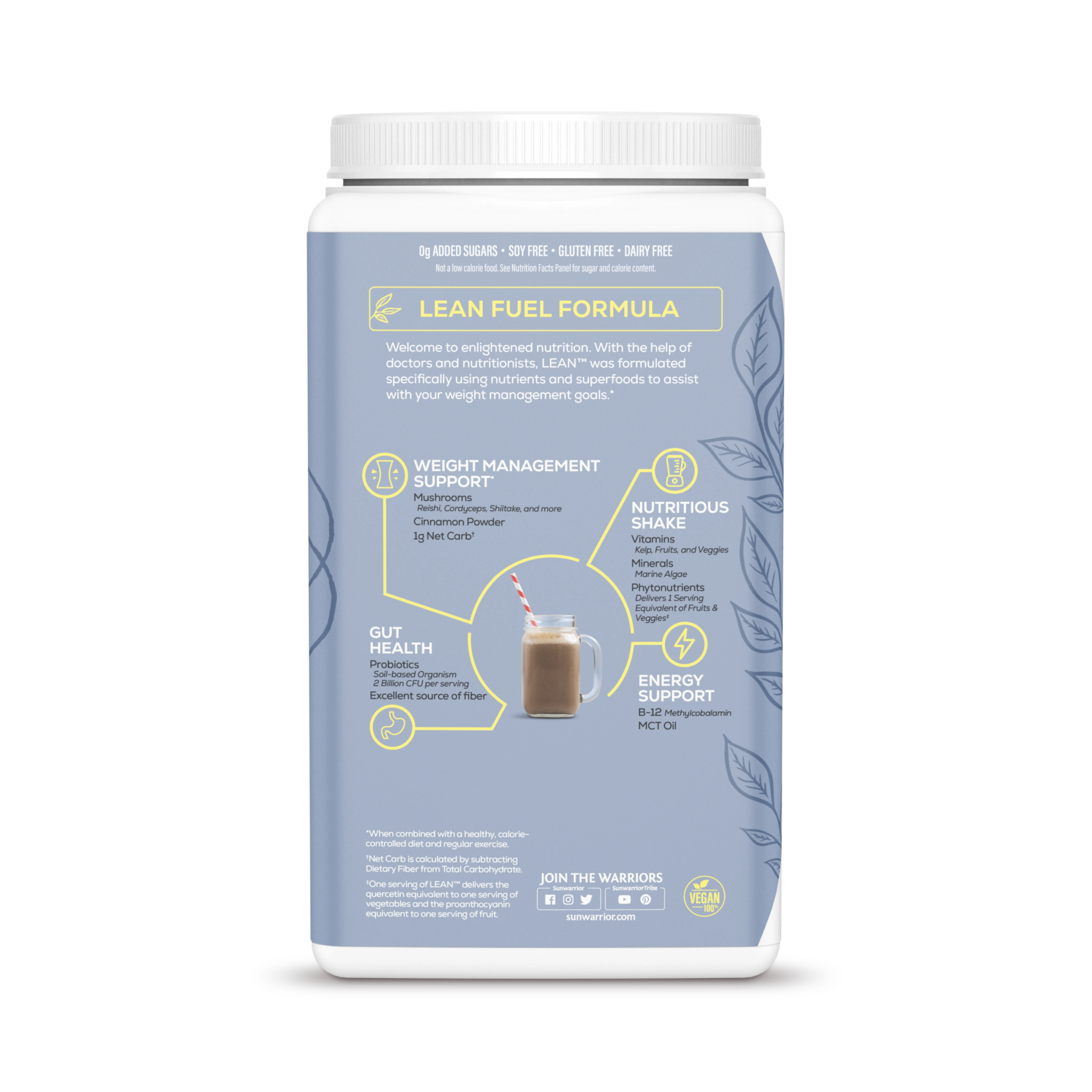 Sunwarrior, Shape, Lean Superfood Shake, Chocolate, 720 g