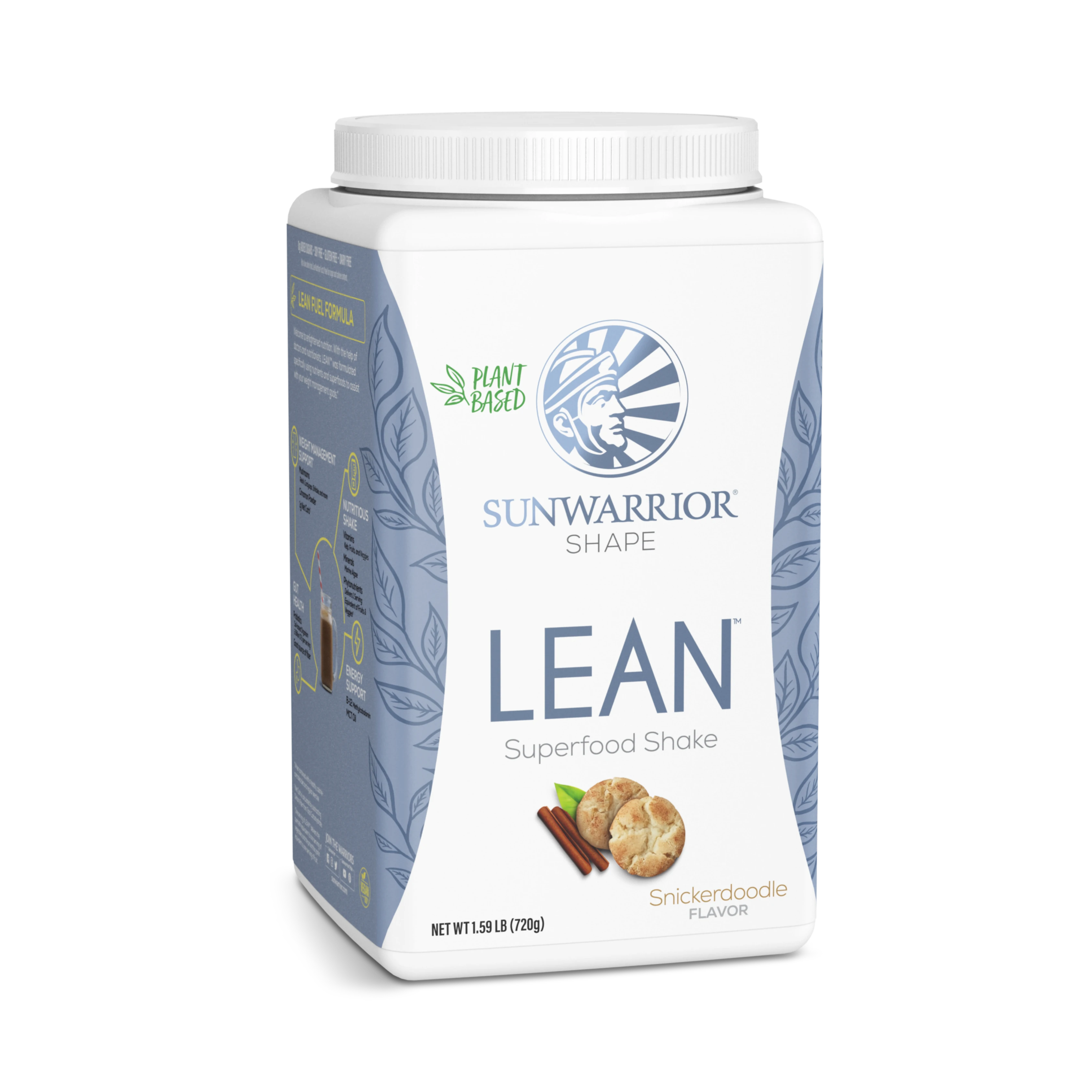 Sunwarrior, Shape, Lean Superfood Shake, Snickerdoodle, 720 g
