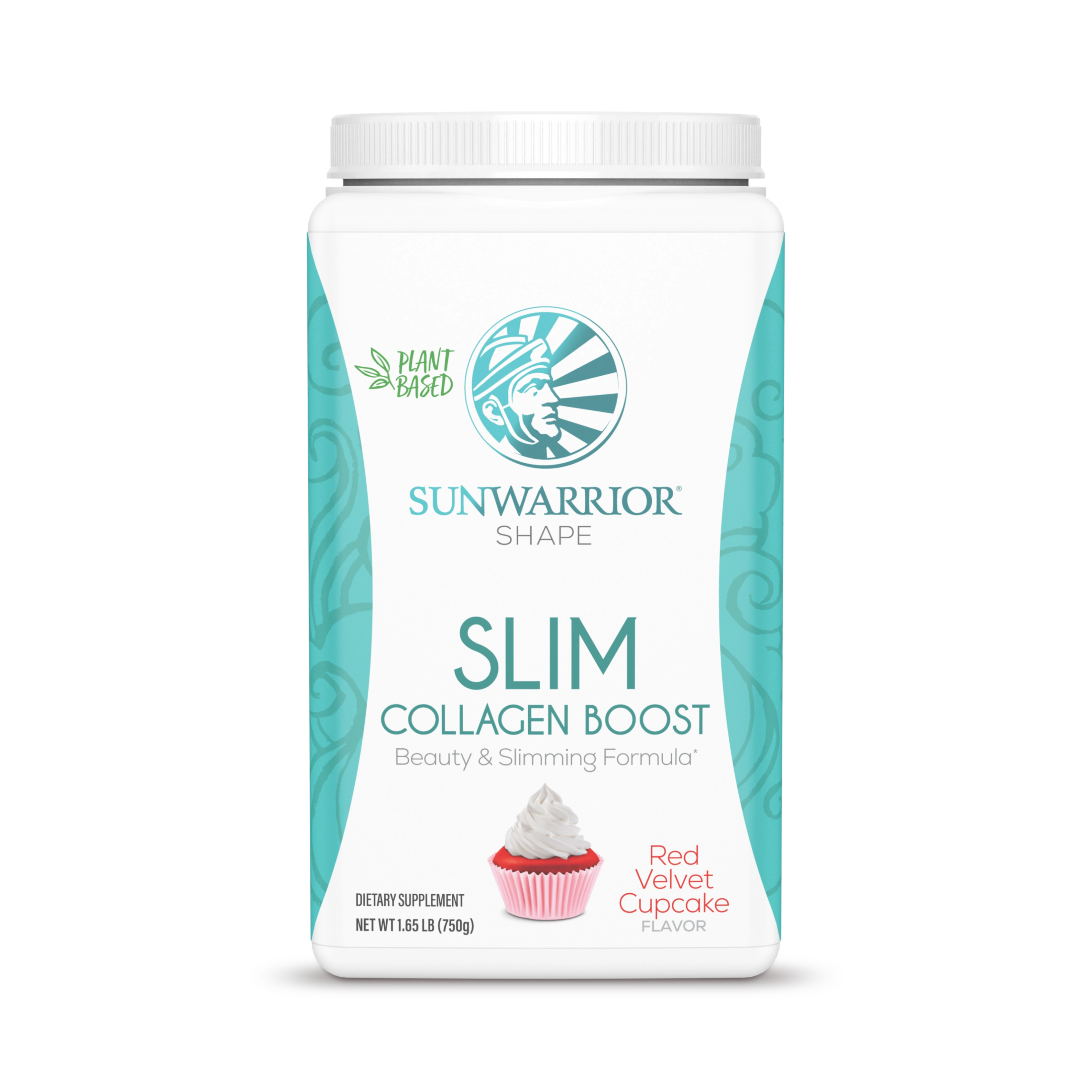 Sunwarrior, Shape, Slim Collagen Boost, Red Velvet Cupcake, 750 g