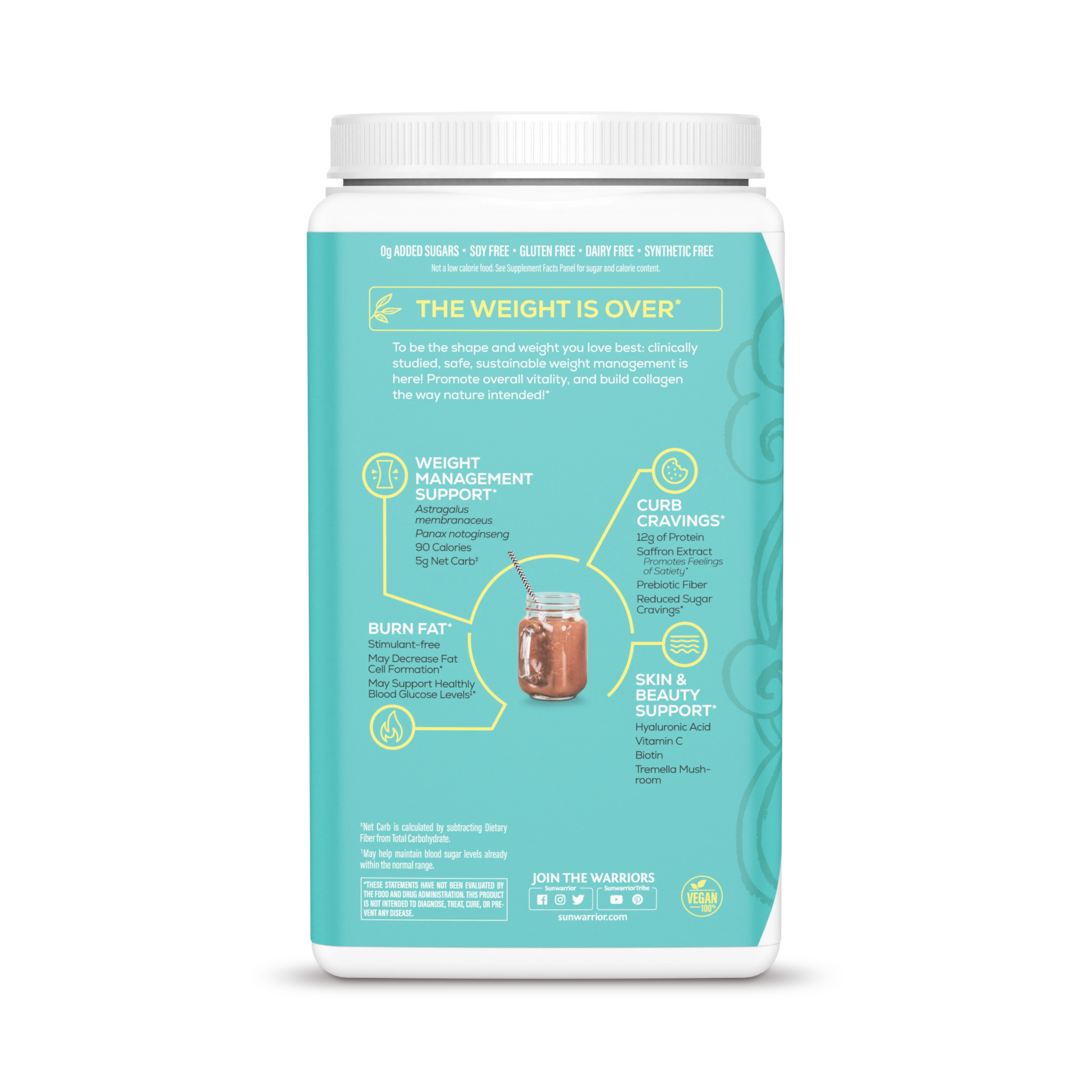 Sunwarrior, Shape, Slim Collagen Boost, Vanilla, 750 g