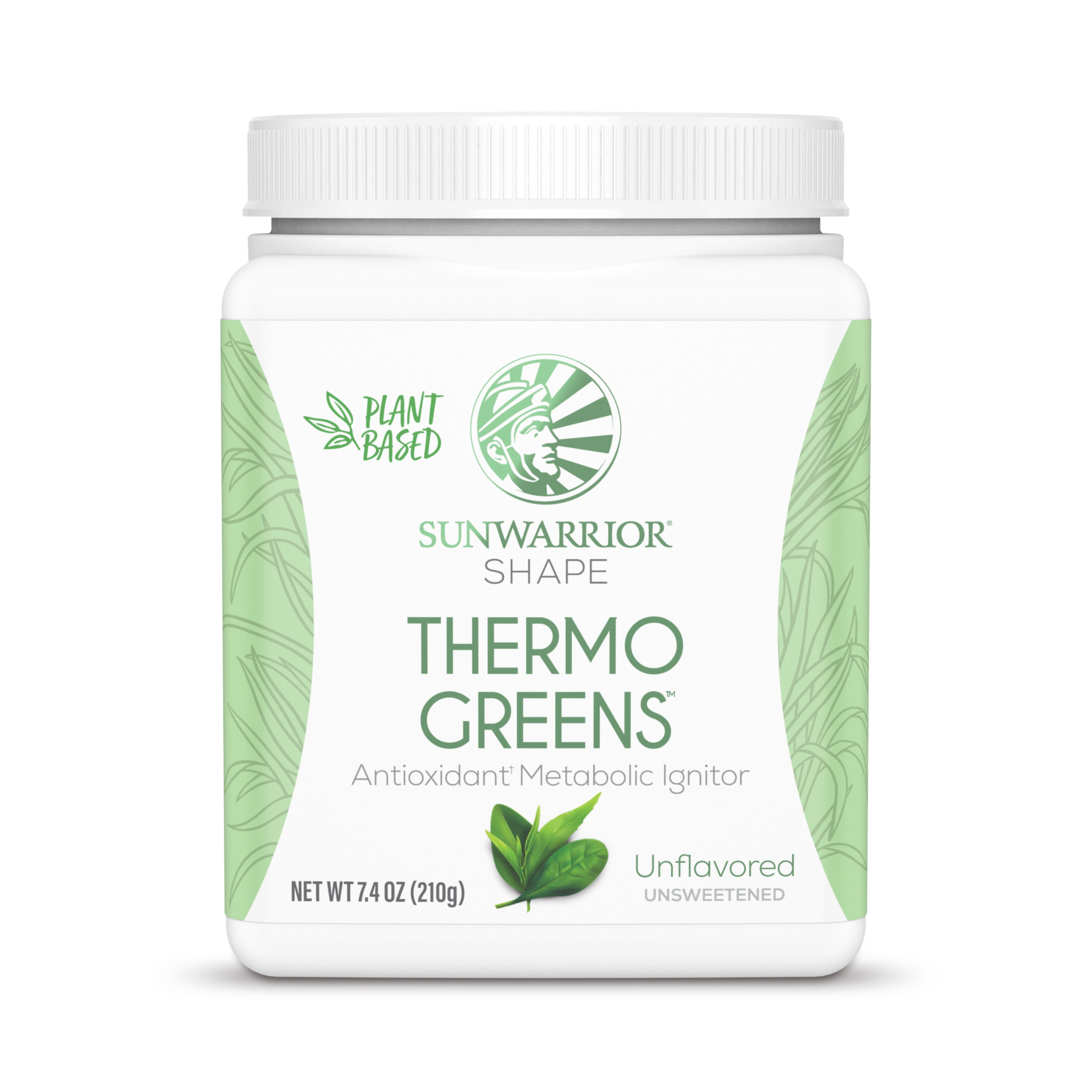 Sunwarrior, Shape, Thermo Greens, Unflavored, 210 g