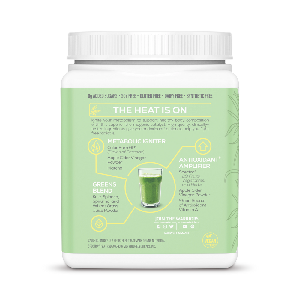 Sunwarrior, Shape, Thermo Greens, Unflavored, 210 g