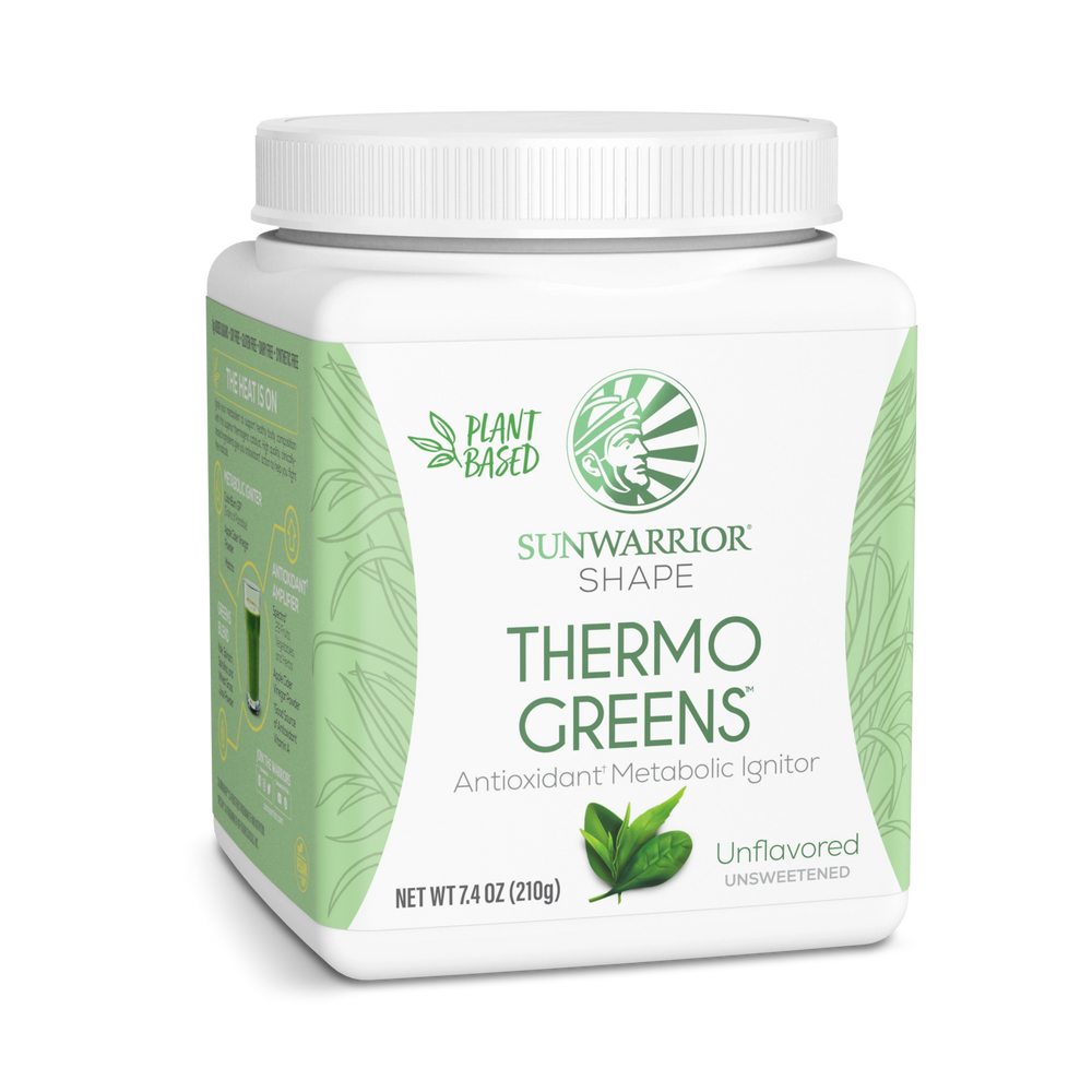 Sunwarrior, Shape, Thermo Greens, Unflavored, 210 g