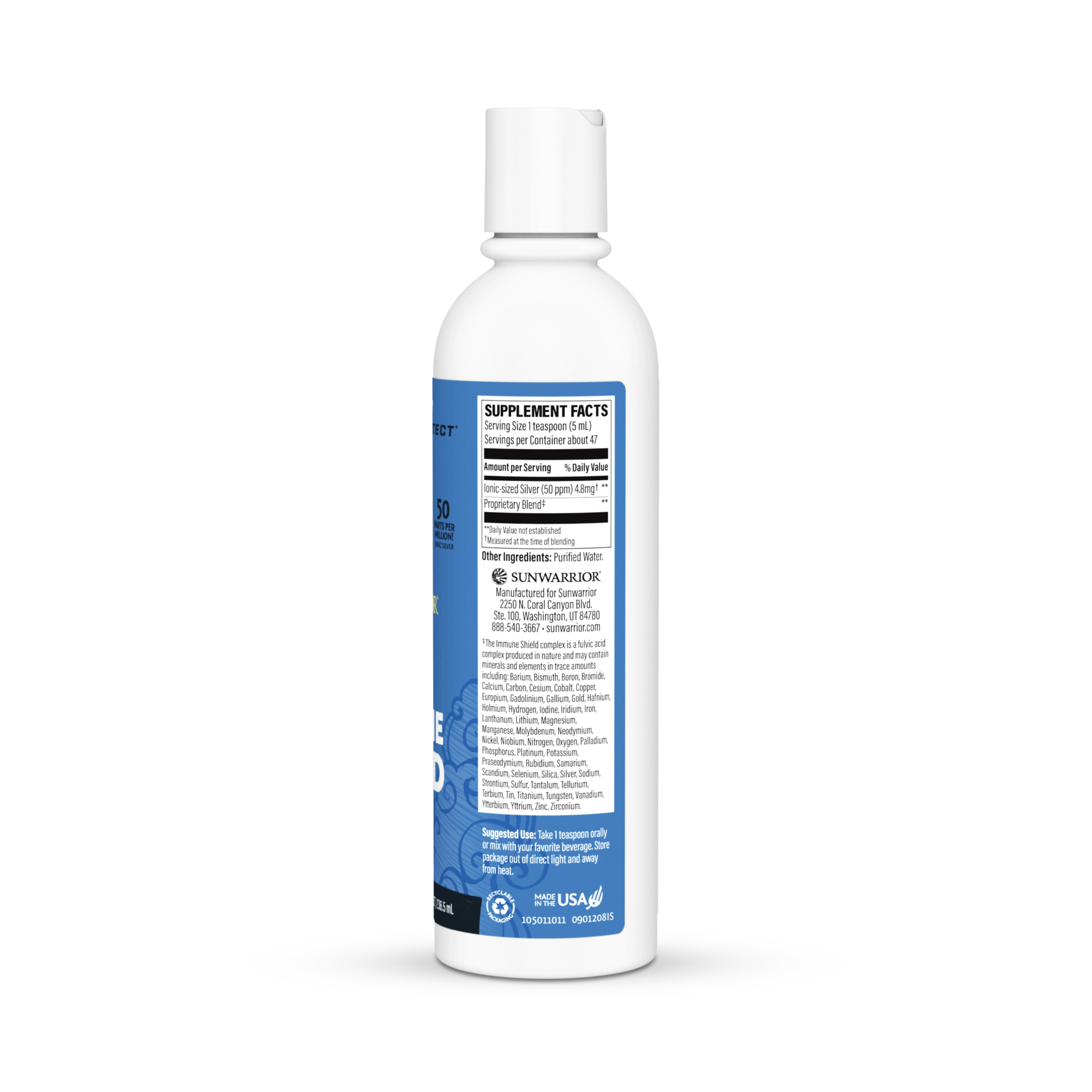 Sunwarrior, Silver Strength + Gold, 8 Fl Oz